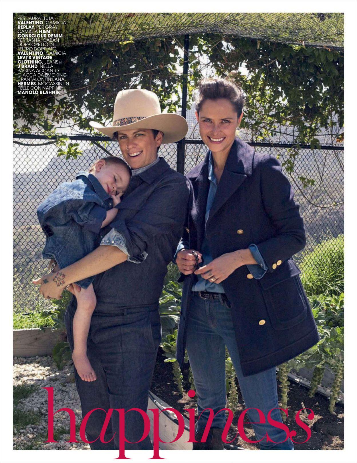 Tasha, Laura And One Child. Tasha Tilberg Celesbian