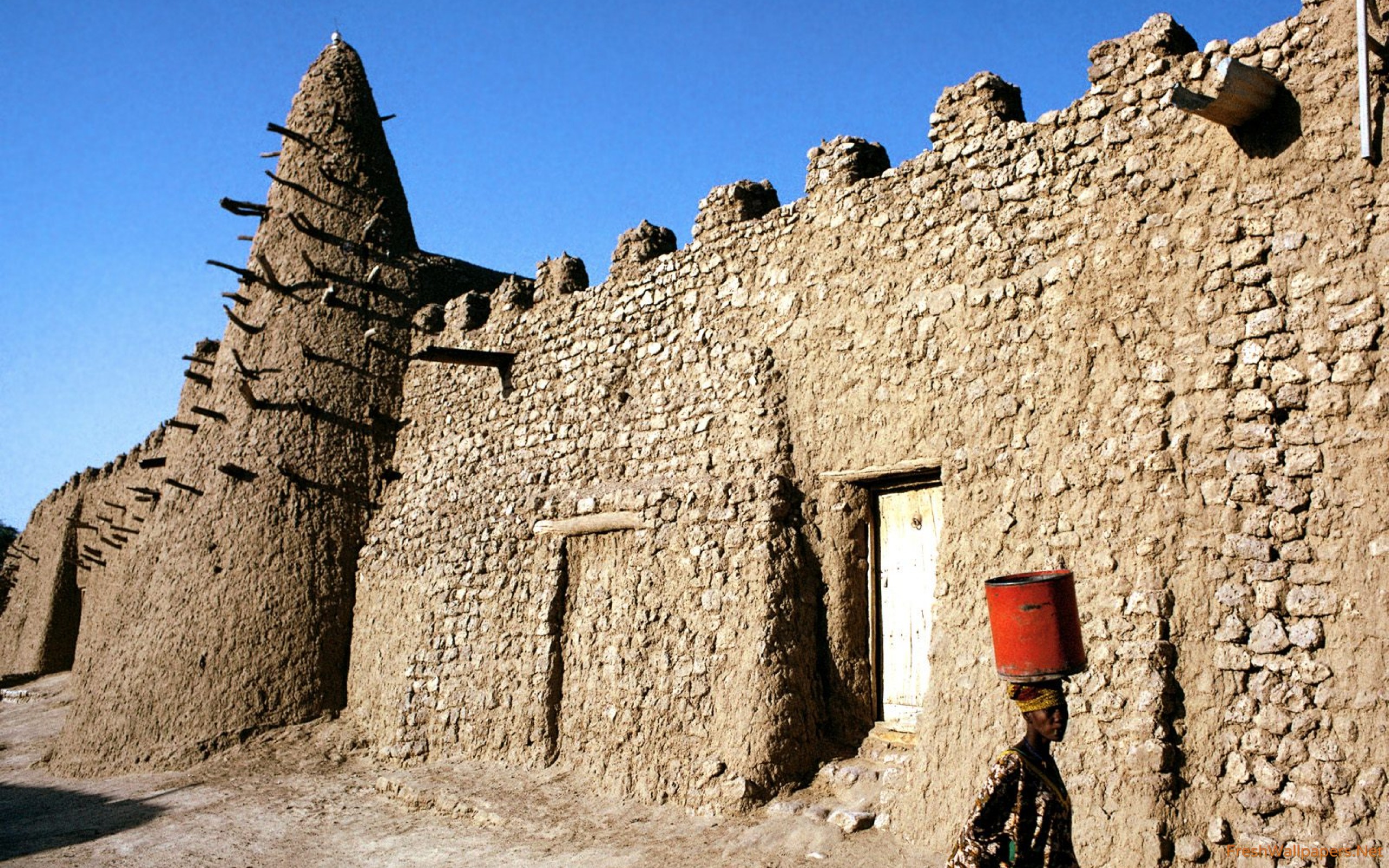 Mosque, Timbuktu, Mali, Western Africa wallpaper