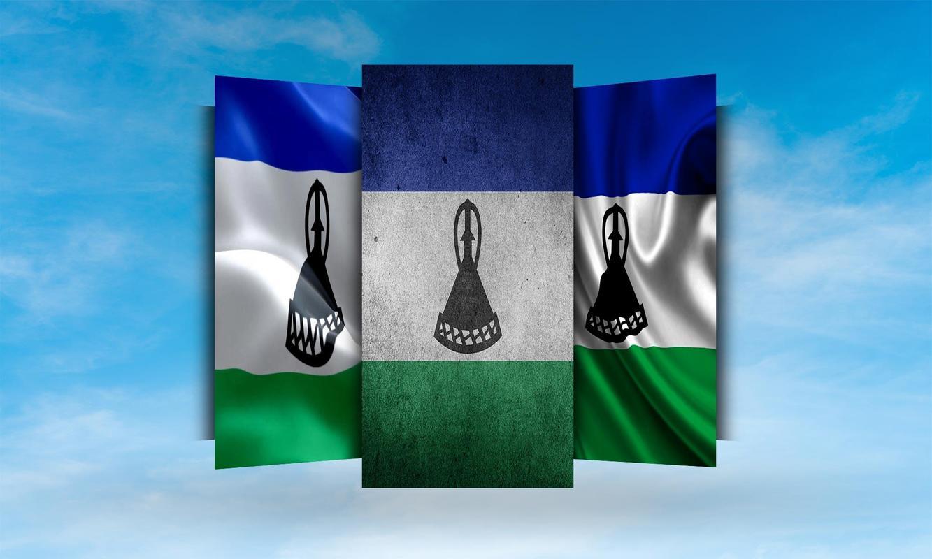 Lesotho Flag Wallpaper for Android