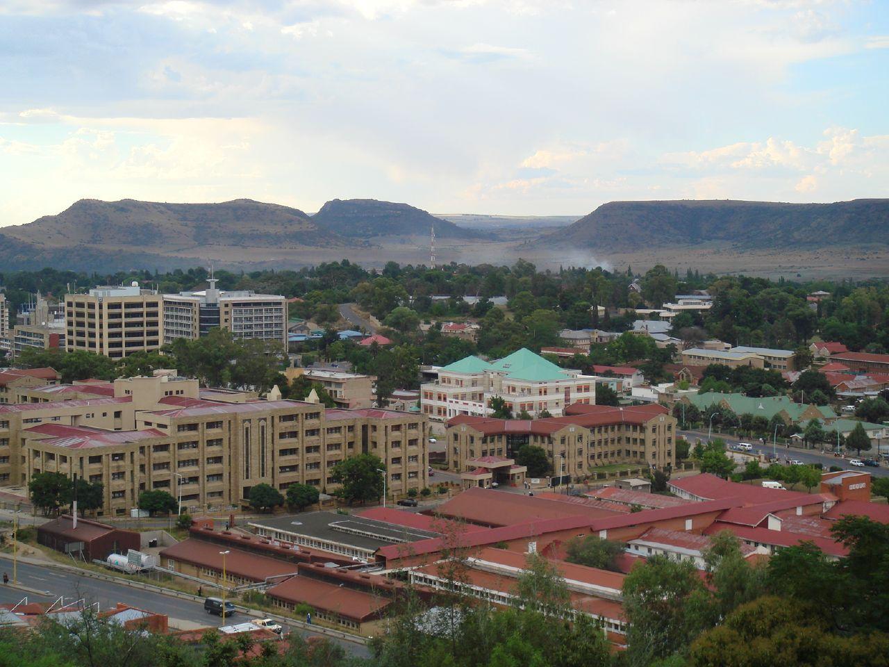 Lesotho government complex in the capital #Maseru. Maseru_Lesotho