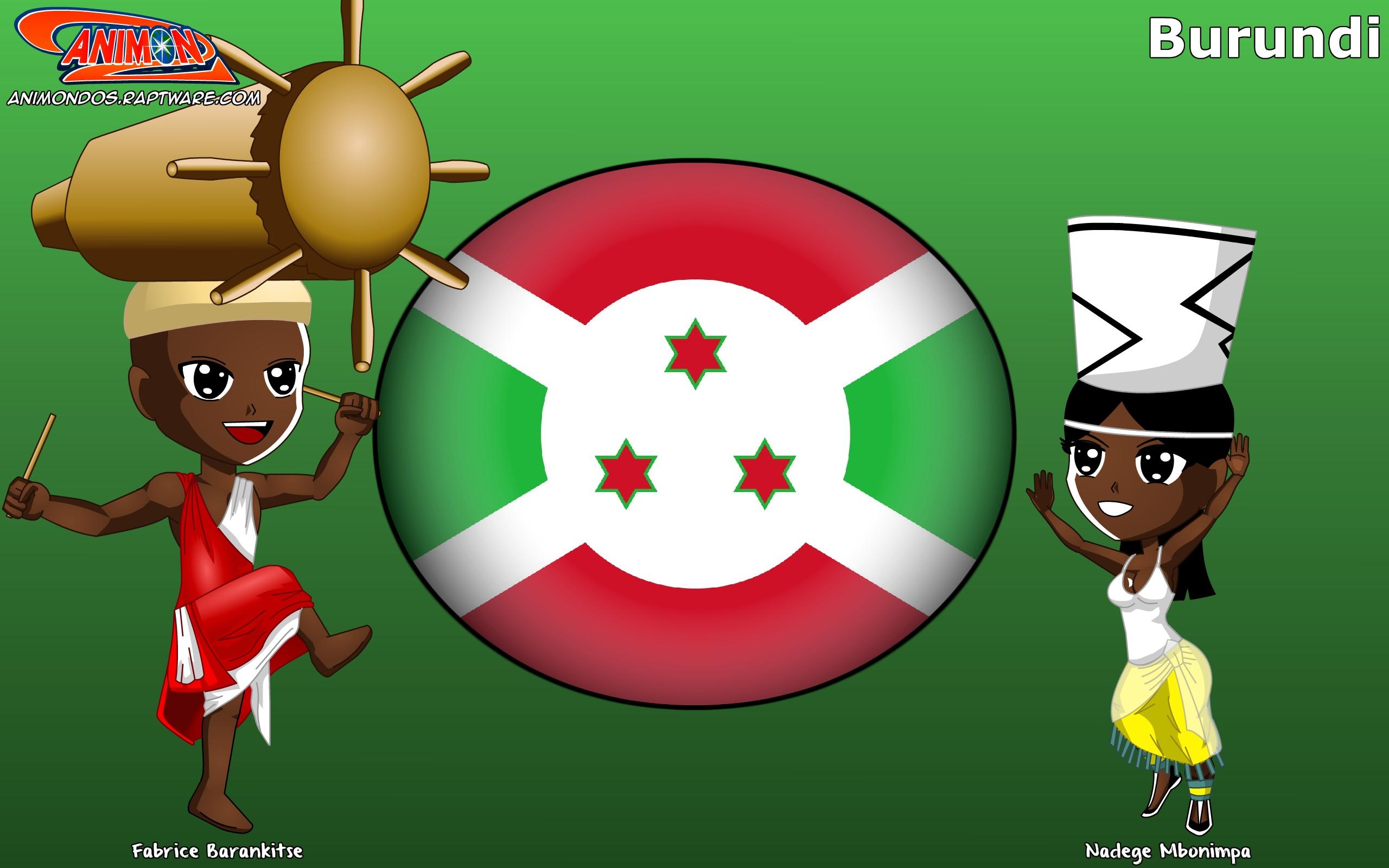 Wallpaper del traje típico de Burundi Webcomicíses