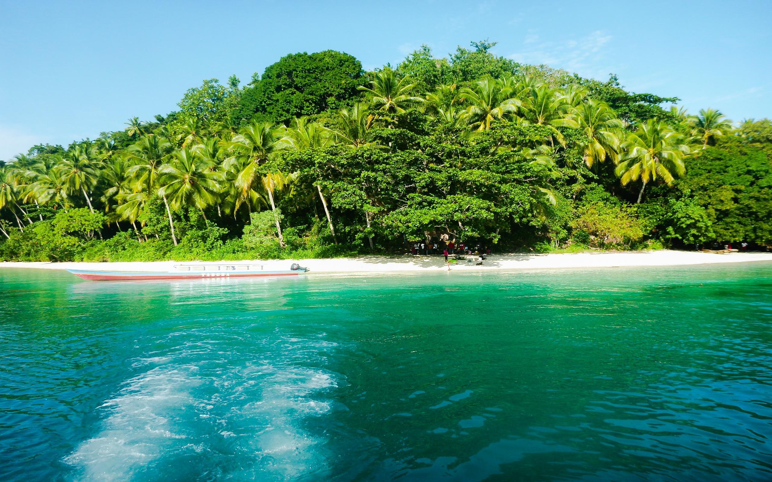 Freewen Beach in Raja Ampat, Indonesia HD Wallpaper. Background