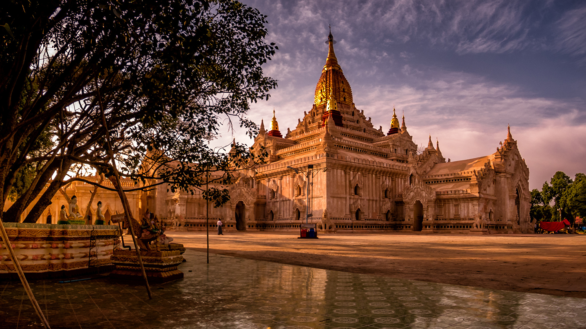 Wallpaper Bagan Myanmar Temples Cities Sculptures 1920x1080