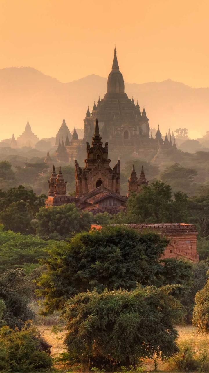 Man Made Bagan (720x1280) Wallpaper