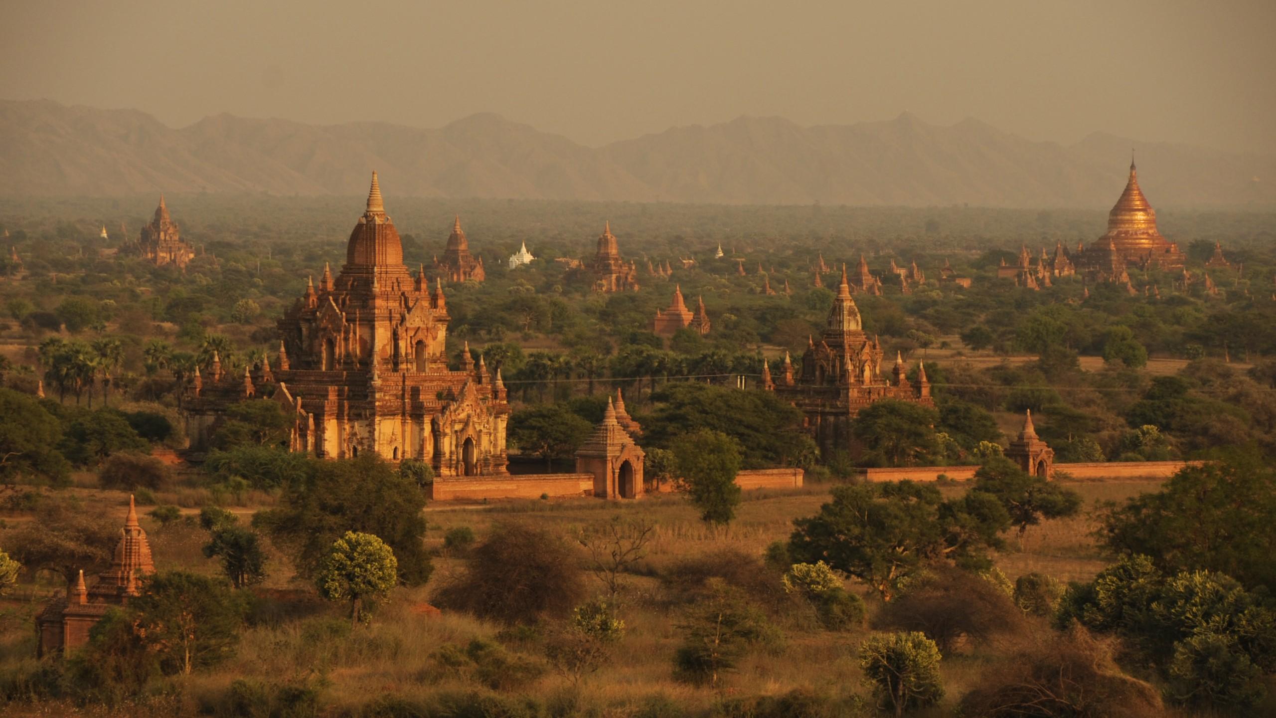Wallpaper Bagan Temples, Myanmar, travel, tourism, booking, Travel