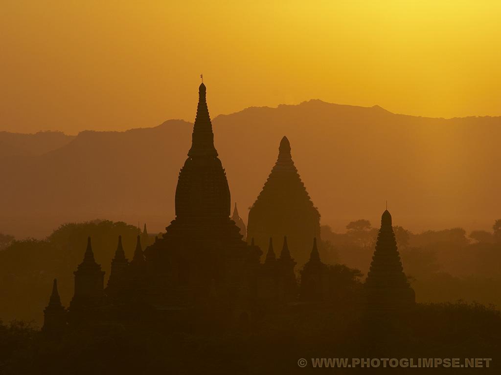 Photoglimpse.net Bagan Temples Wallpaper