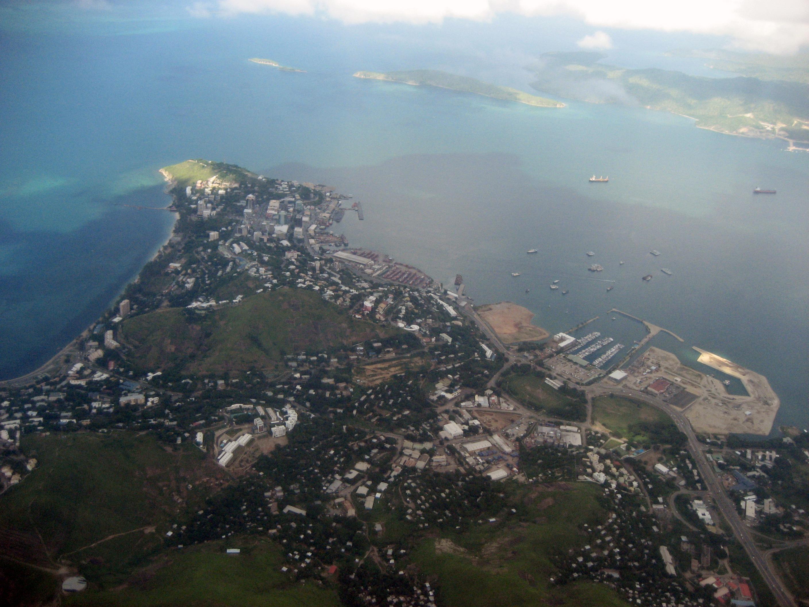 Aerial view of Port