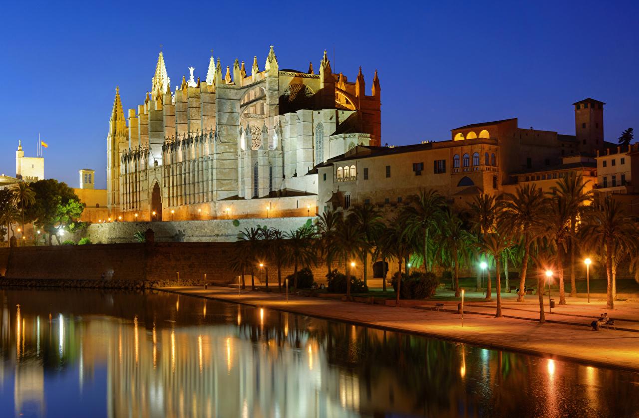 Wallpaper Majorca Mallorca Palace Spain Palma de Mallorca Canal