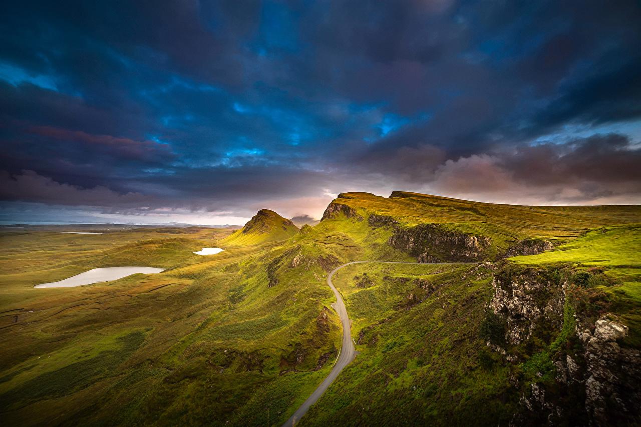 Picture Scotland Isle of Skye Inner Hebrides Nature Mountains
