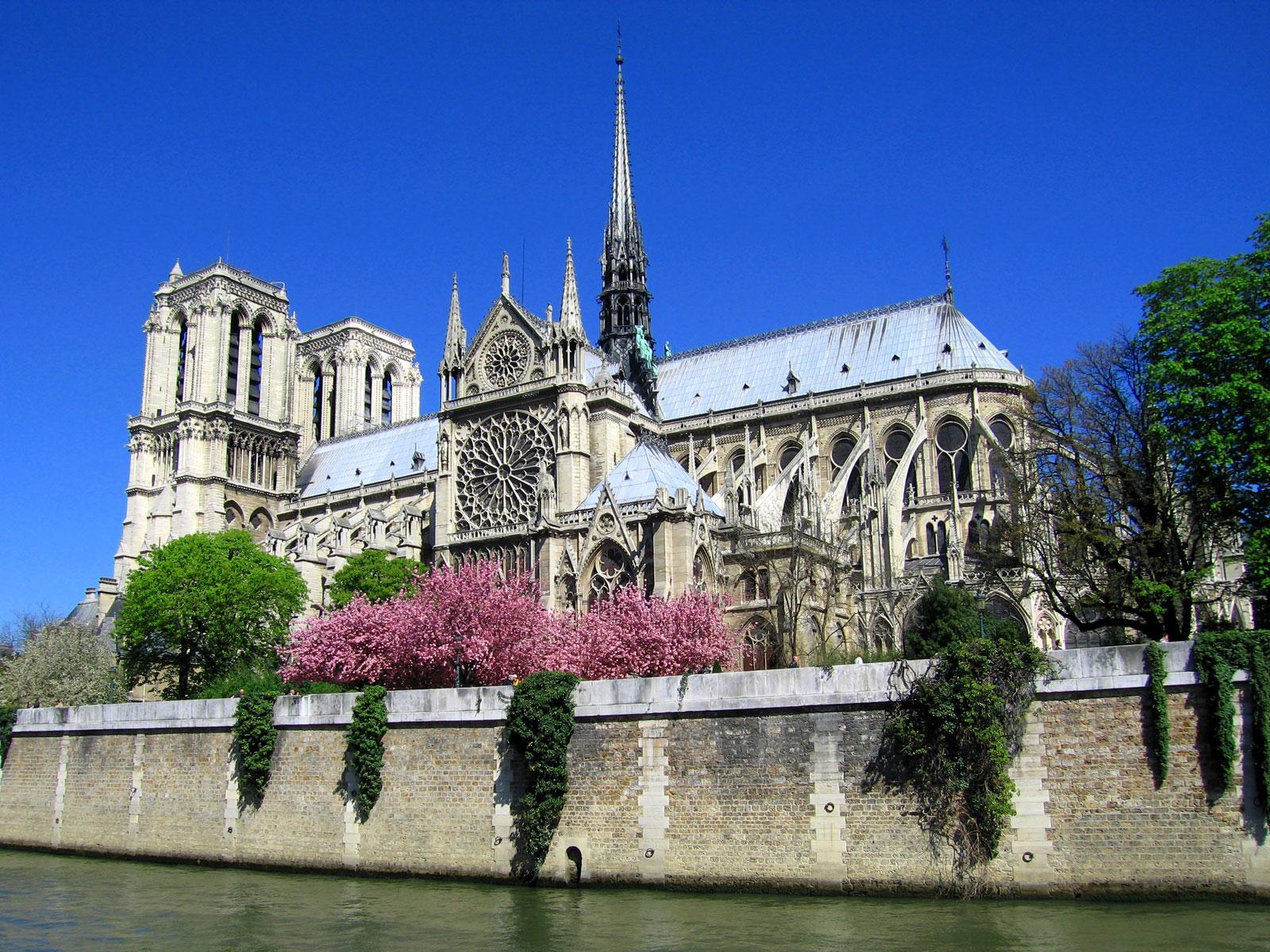 Notre dame cathedral paris wallpaperx1200