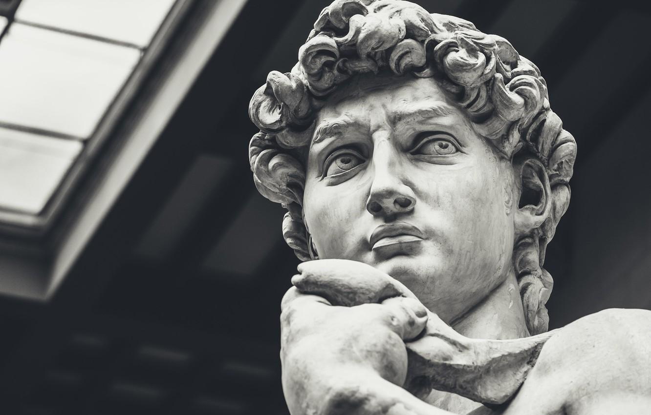 Wallpaper Statue, Italy, Florence, Renaissance, Michelangelo, David