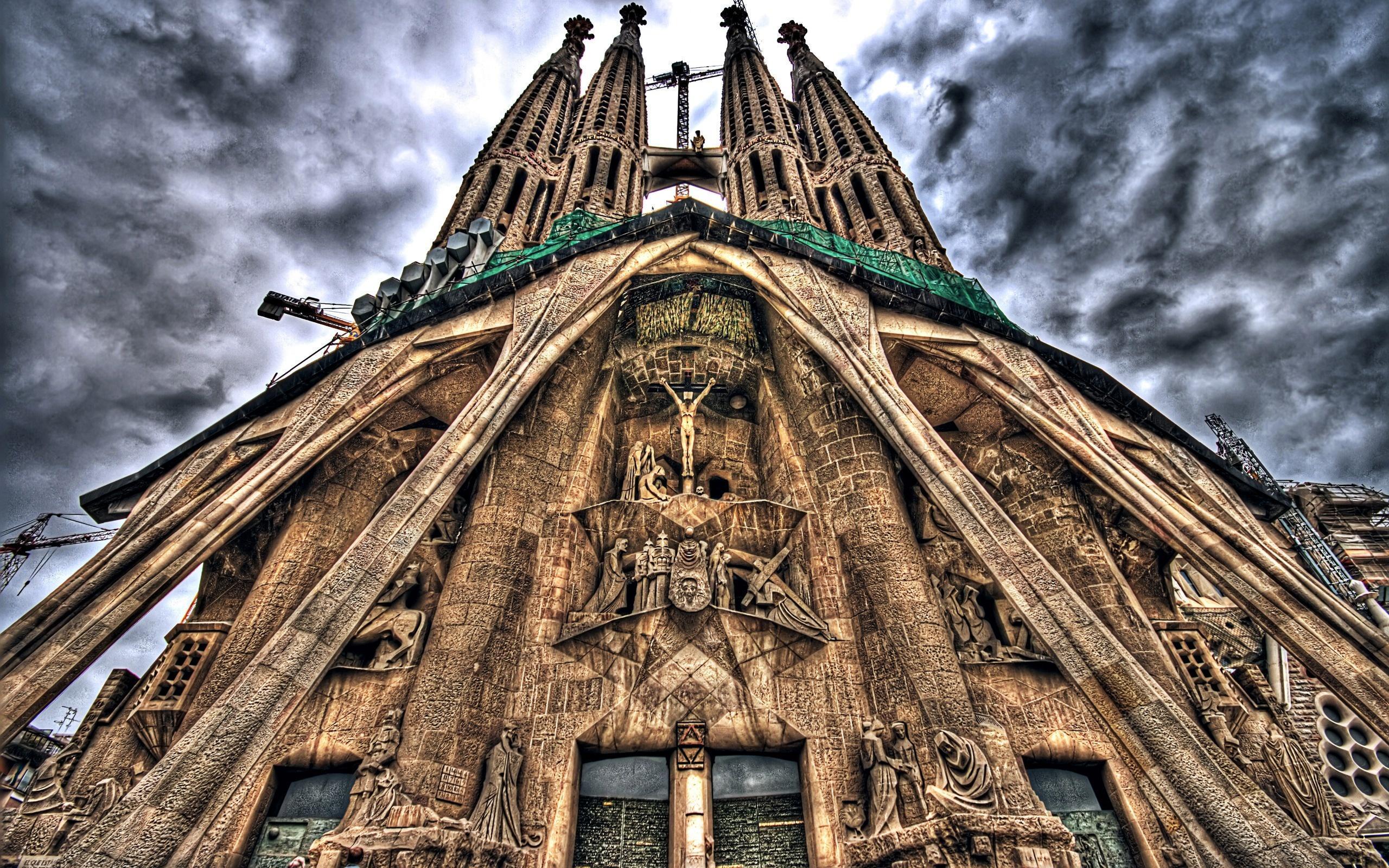 La Sagrada Familia HD desktop wallpaper, Widescreen, High