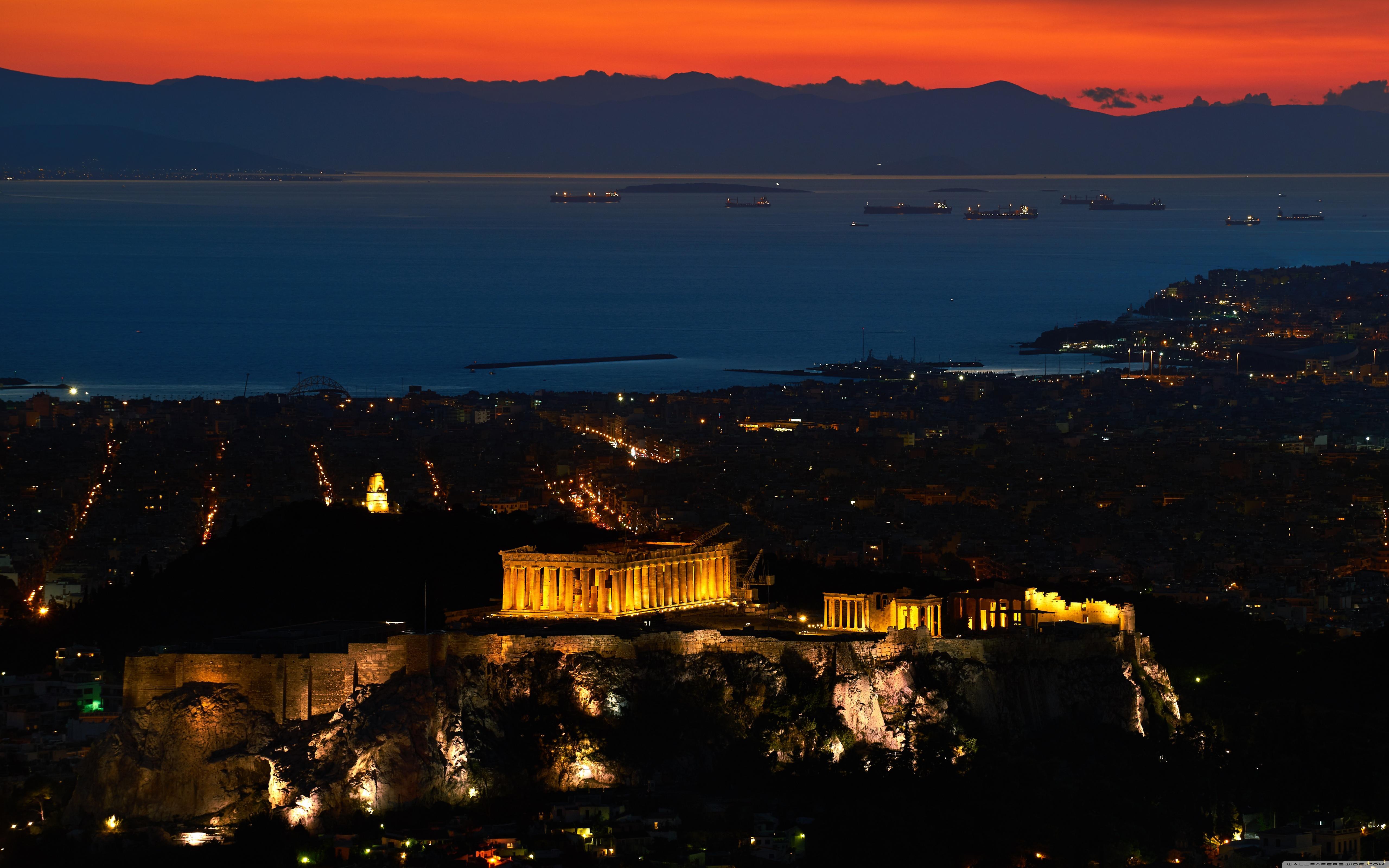 Acropolis of Athens World's Oldest Cities ❤ 4K HD Desktop Wallpaper