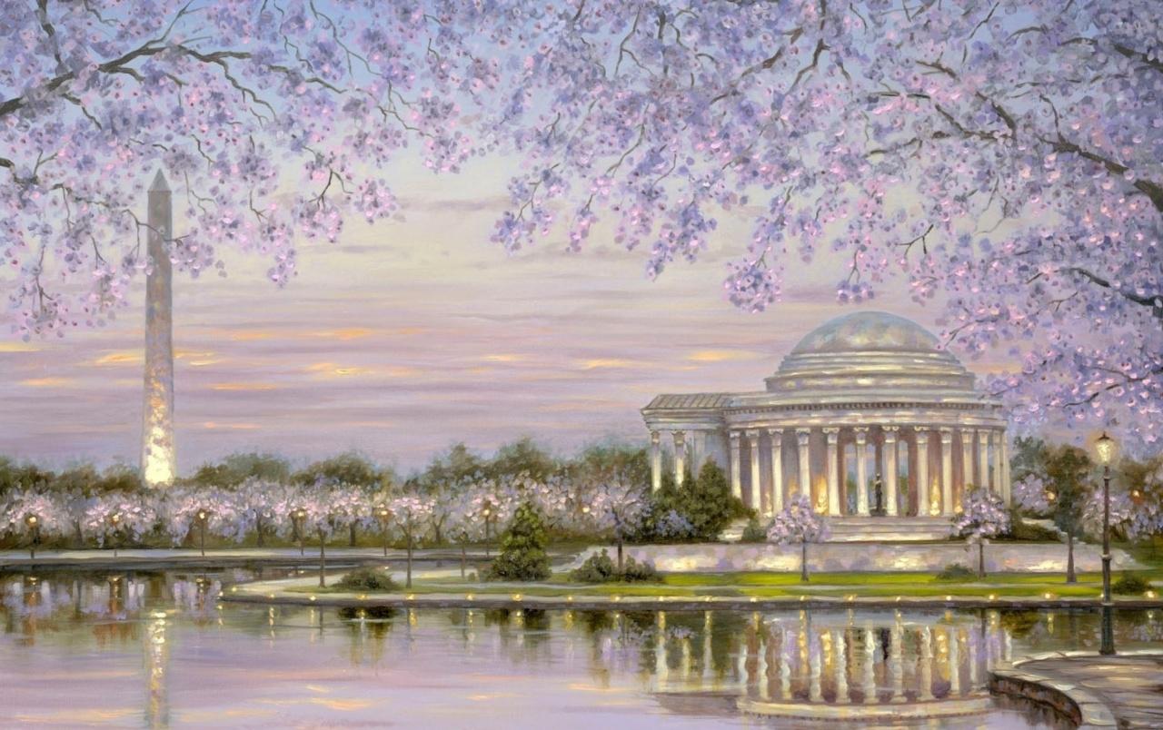 Washington Monument Painting wallpaper. Washington Monument