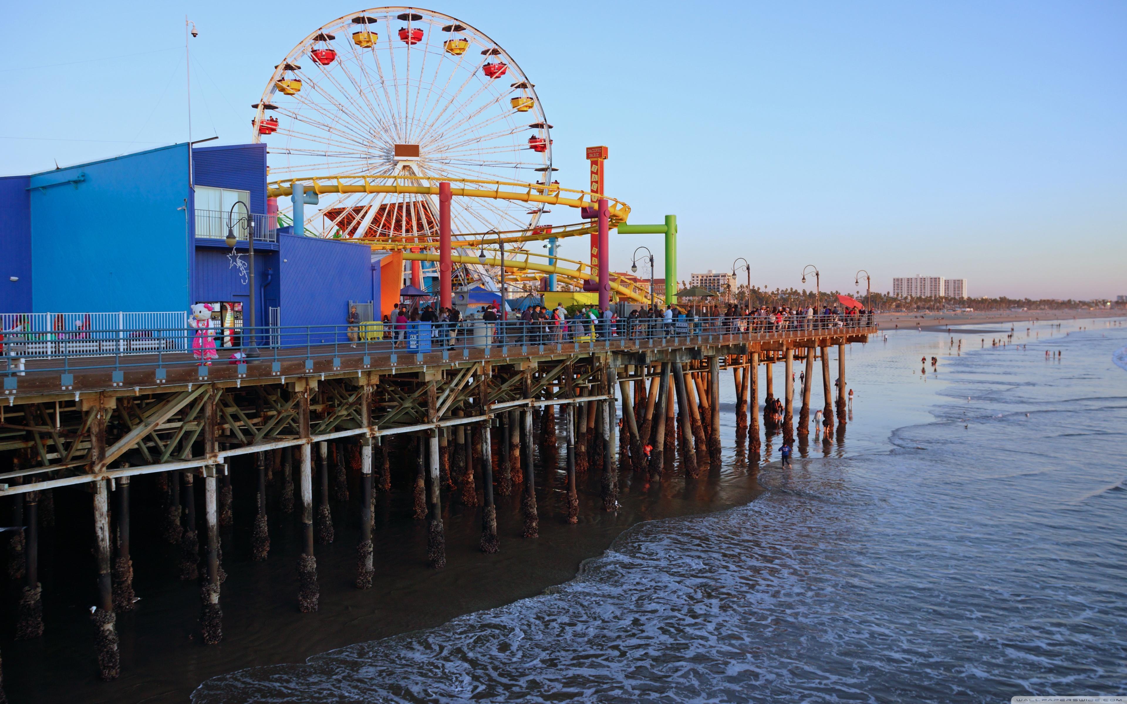 Los Angeles, Santa Monica Beach ❤ 4K HD Desktop Wallpaper for 4K