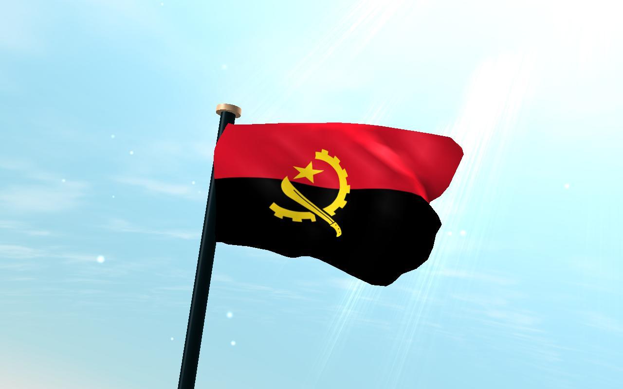 Angola Flag 3D Free Wallpaper for Android