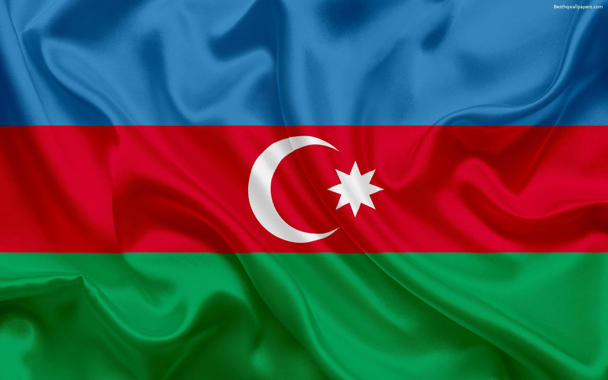 Download wallpaper Azerbaijan flag, Asia, Azerbaijan, symbols