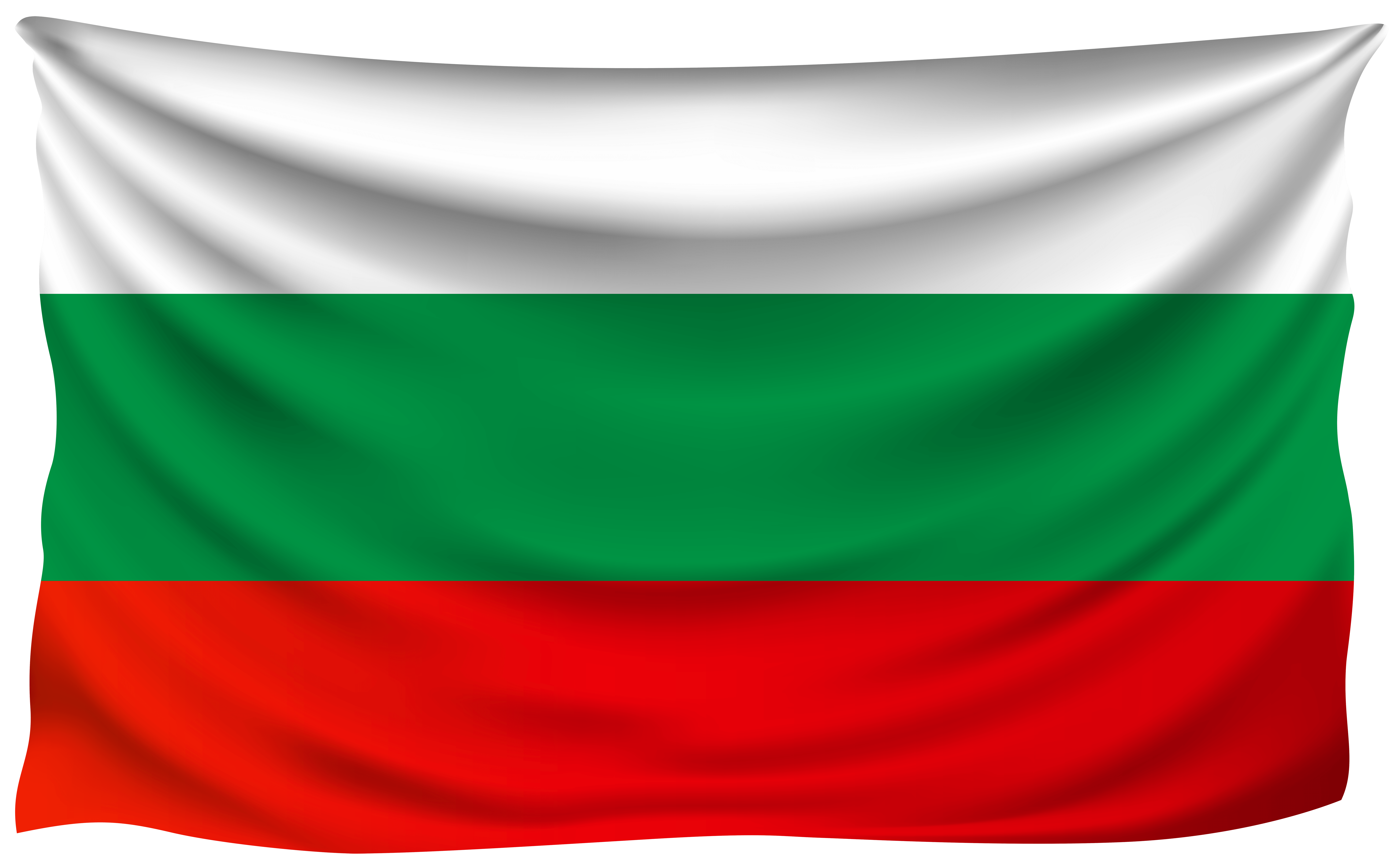 Bulgaria Wrinkled Flag Quality Image