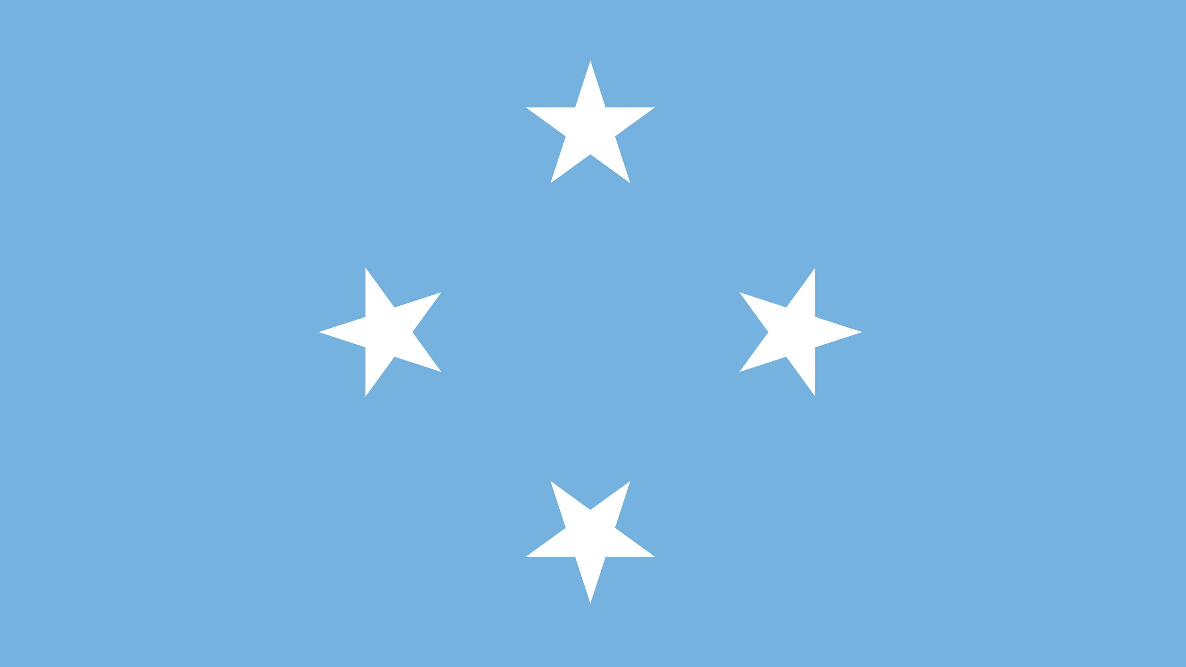 Federated States Of Micronesia Flag UHD 4K Wallpaper
