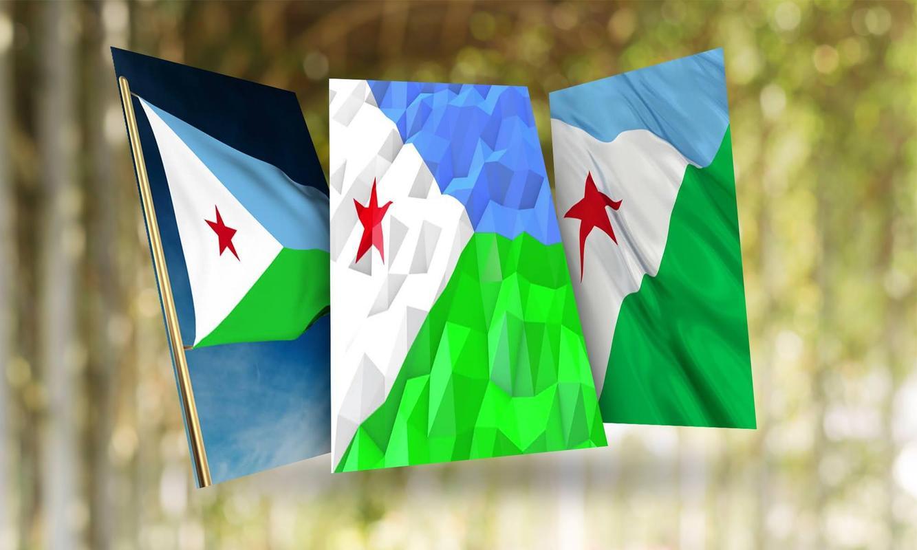 Djibouti Flag Wallpaper for Android