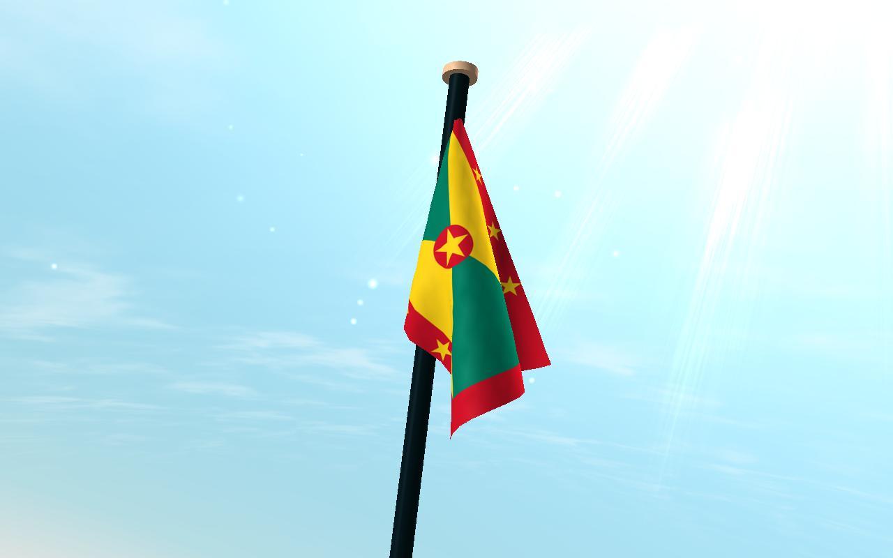 Grenada Flag 3D Free Wallpaper for Android