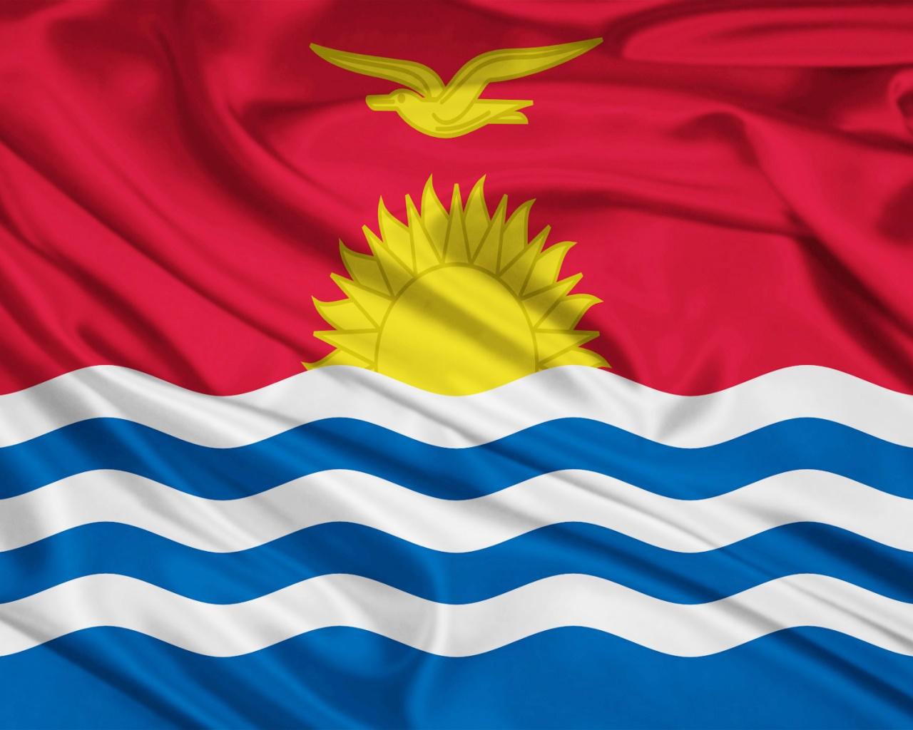 Kiribati Flag desktop PC and Mac wallpaper