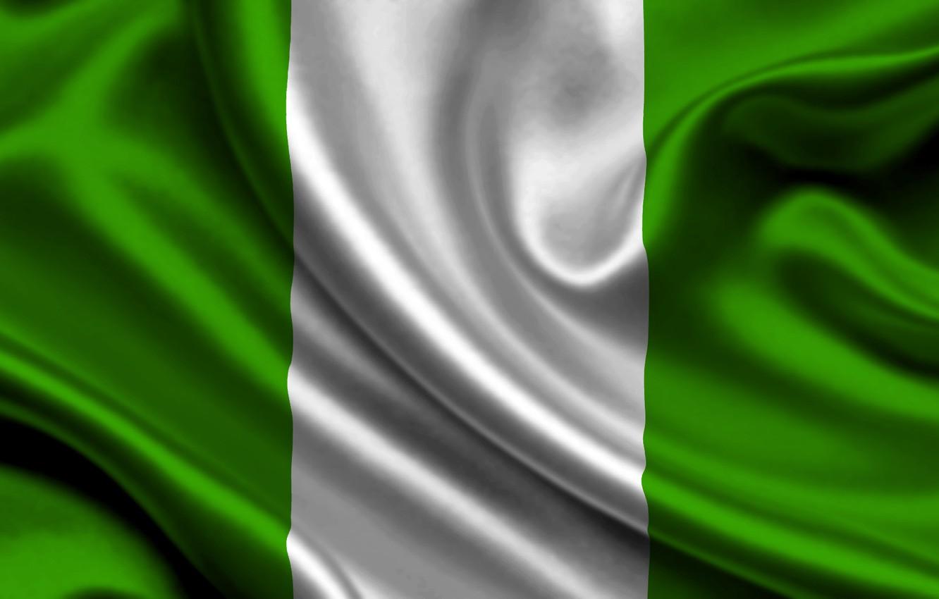 Wallpaper White, Flag, Texture, Green, Flag, Nigeria, Nigeria