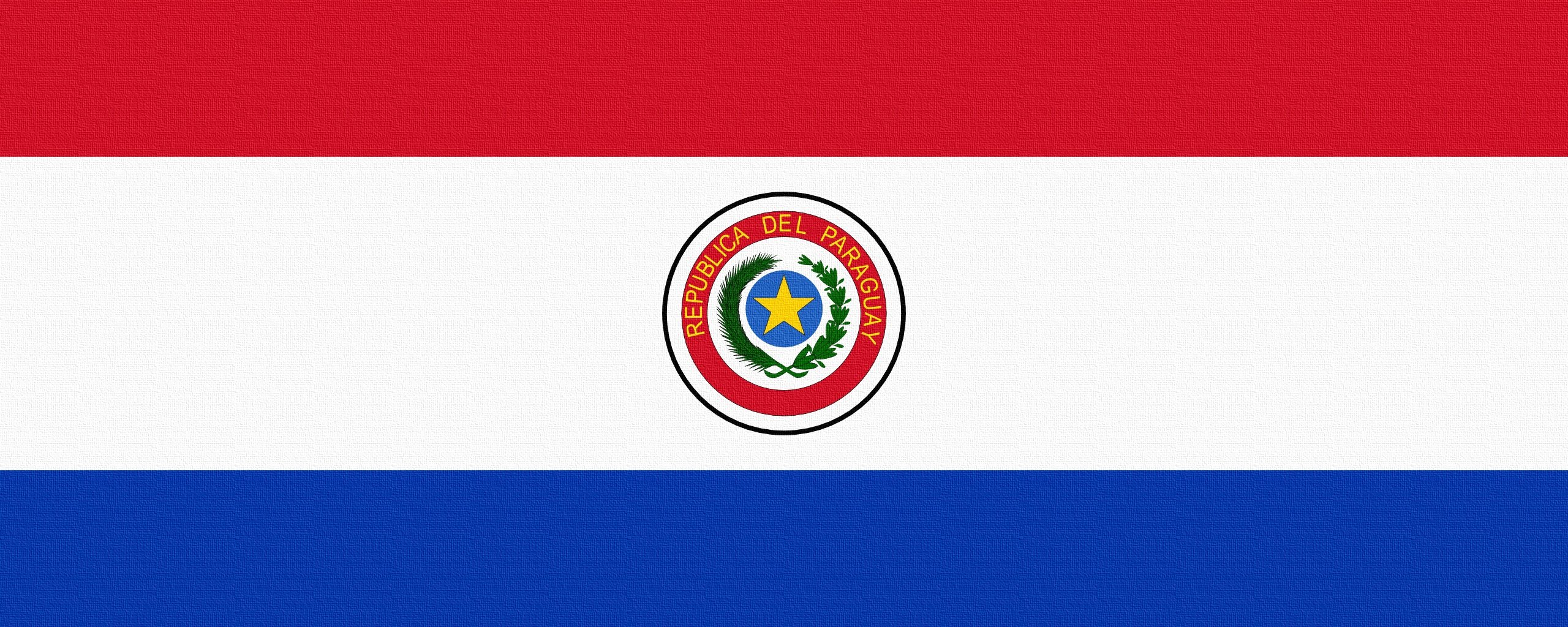 Download wallpaper 2560x1024 paraguay, flag, line ultrawide monitor