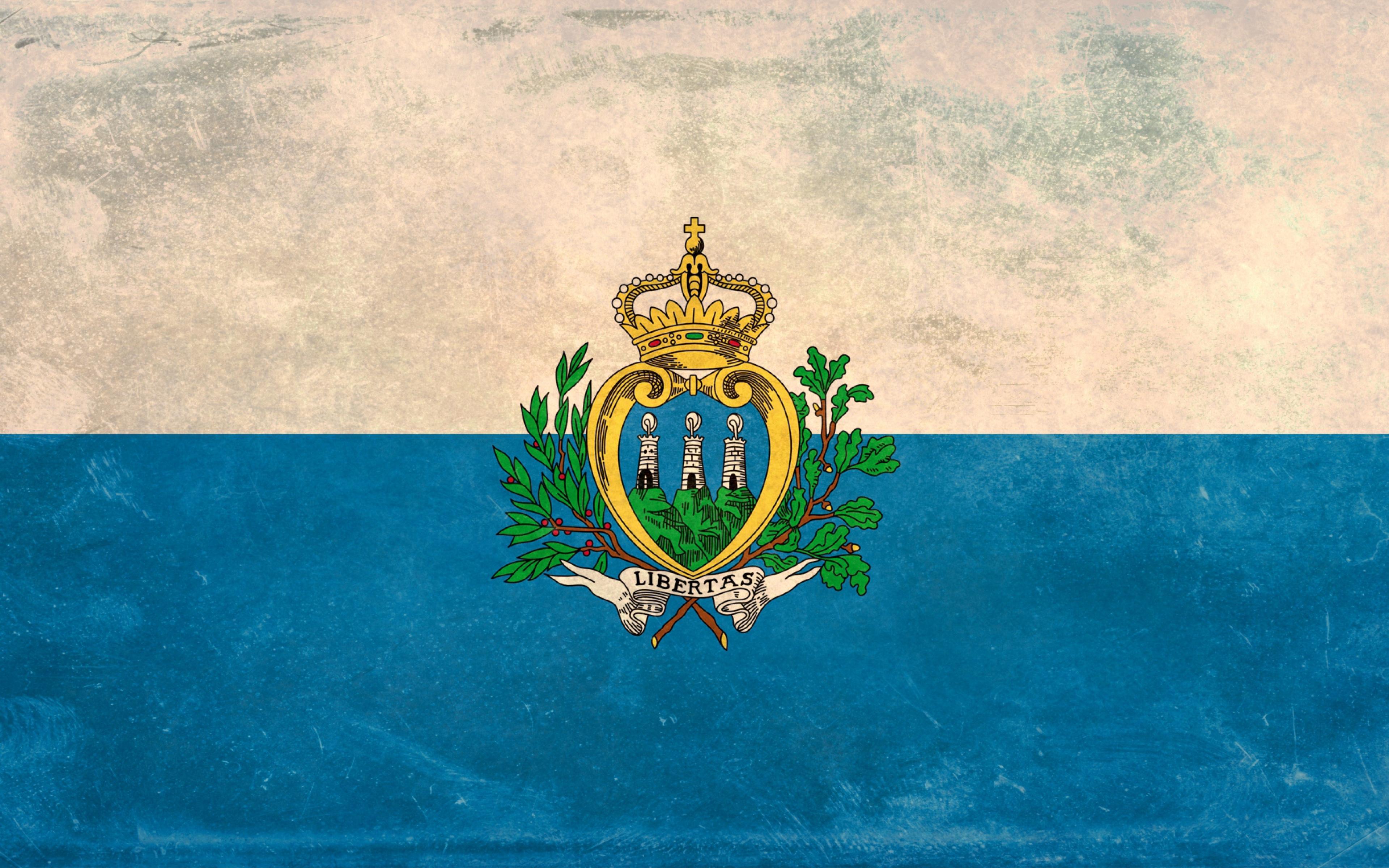 HD San Marino Flag Wallpaper