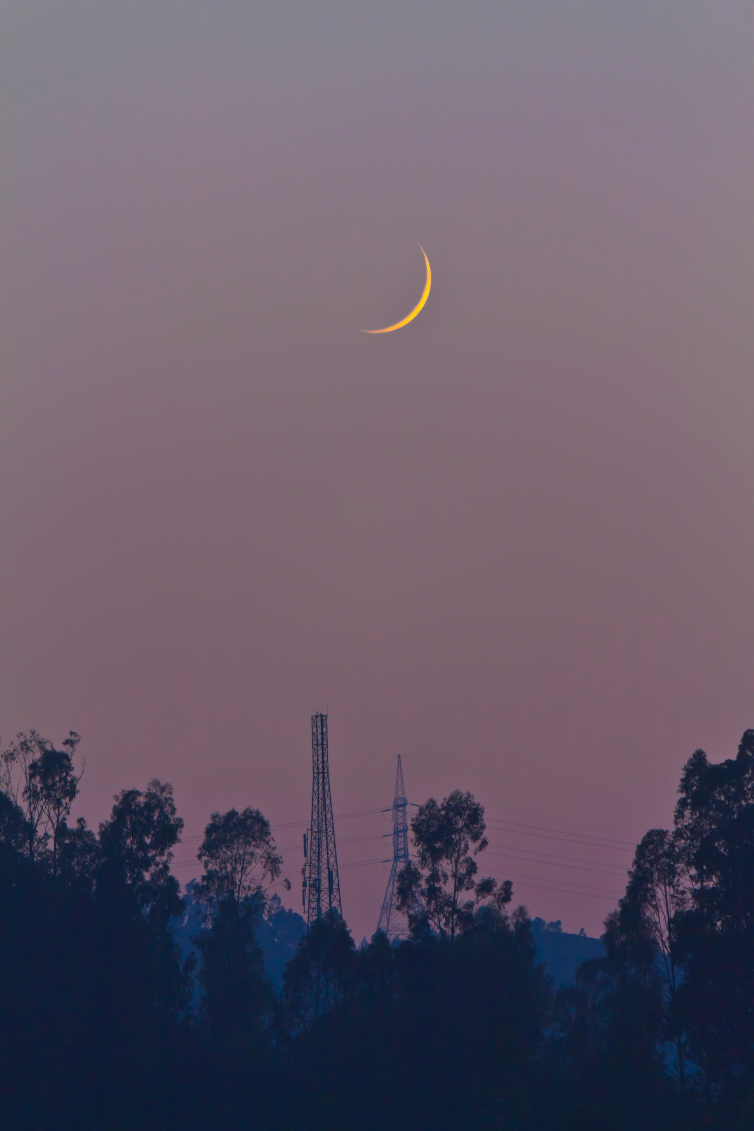 Beautiful Crescent Moon Photo