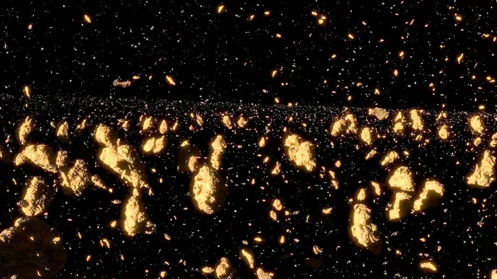 Asteroid Belt Wallpaper Background