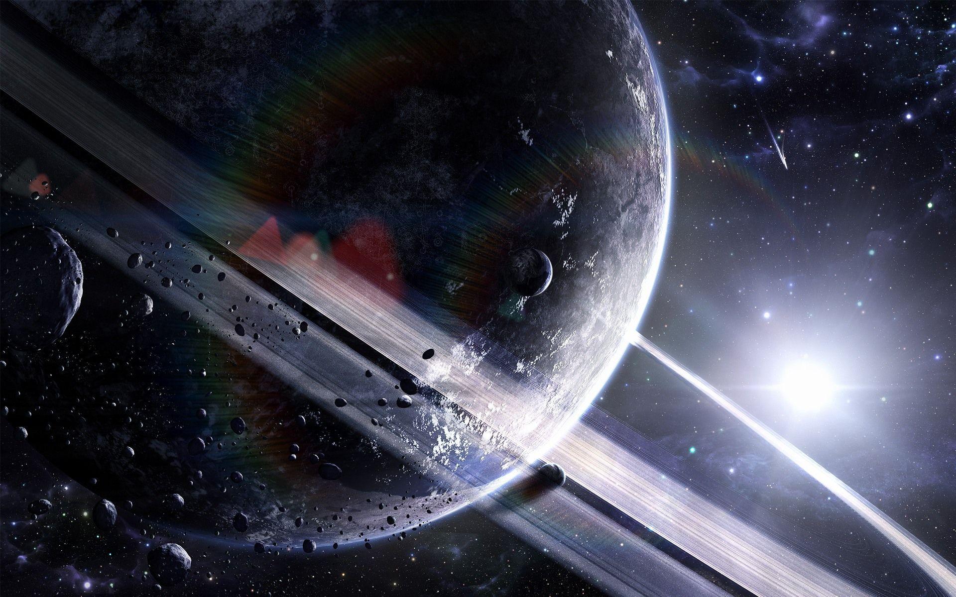 Asteroid Belt. Universo. Planets wallpaper