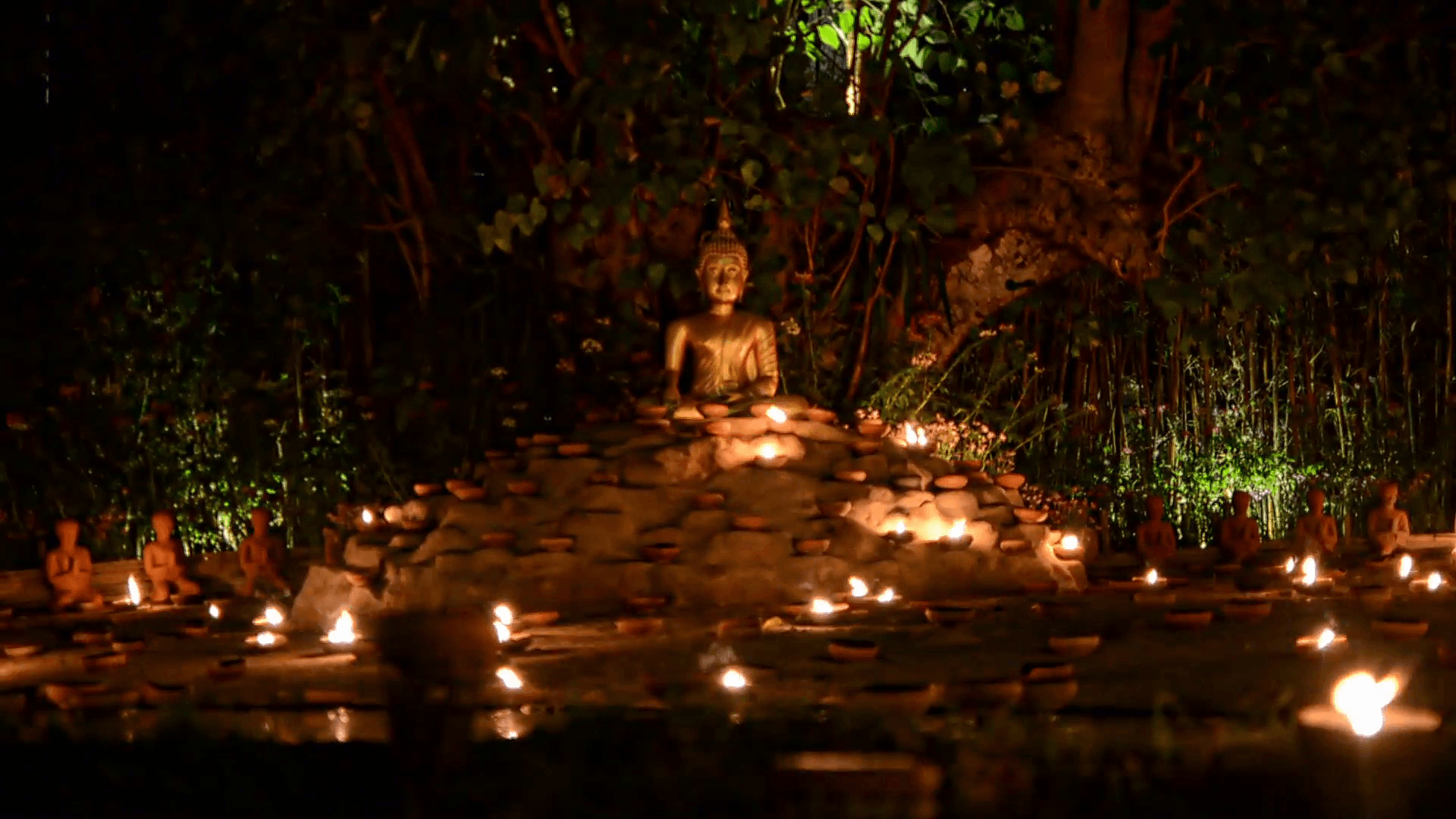 Chiang Mai, Thailand. 25 th February 2016. Magha puja day. Buddha