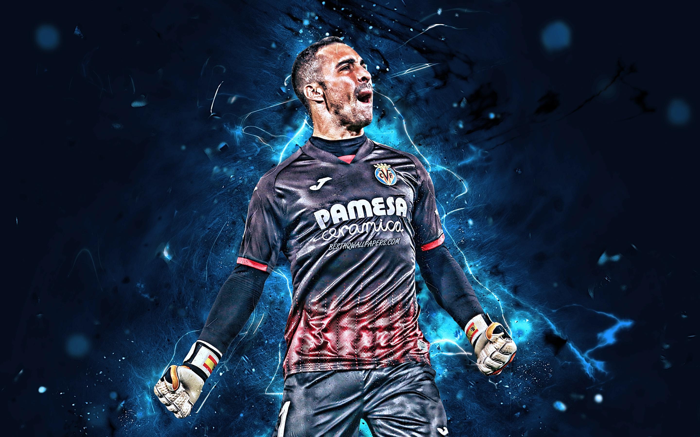 Download wallpaper Sergio Asenjo, goalkeeper, Villarreal FC, La