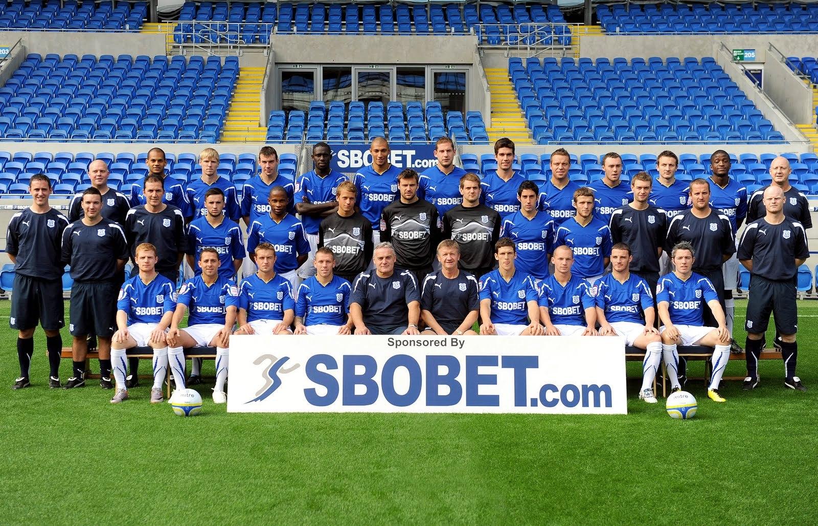 Cardiff City Football Club Team Picture