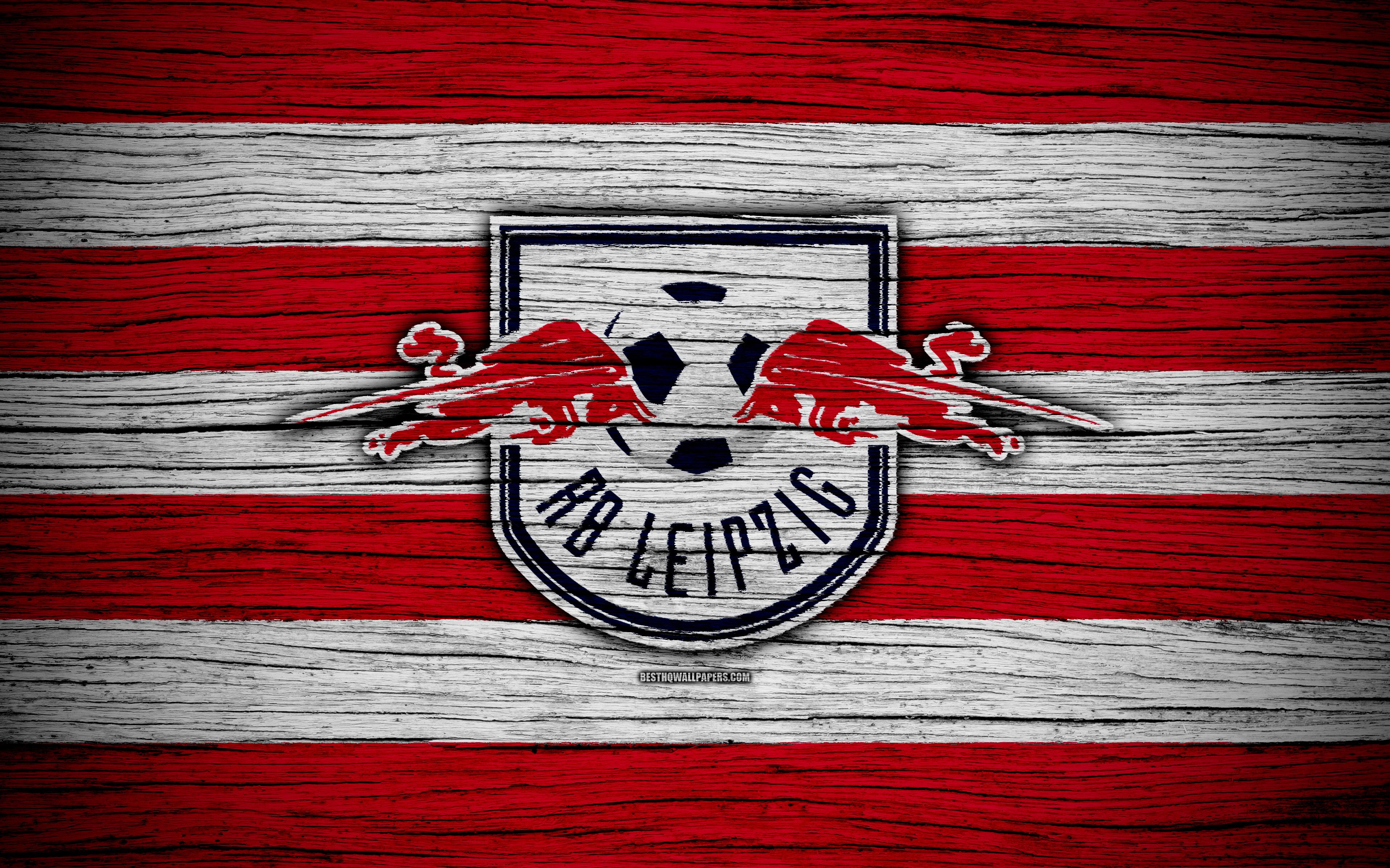 Download wallpaper RB Leipzig, 4k, Bundesliga, logo, Germany