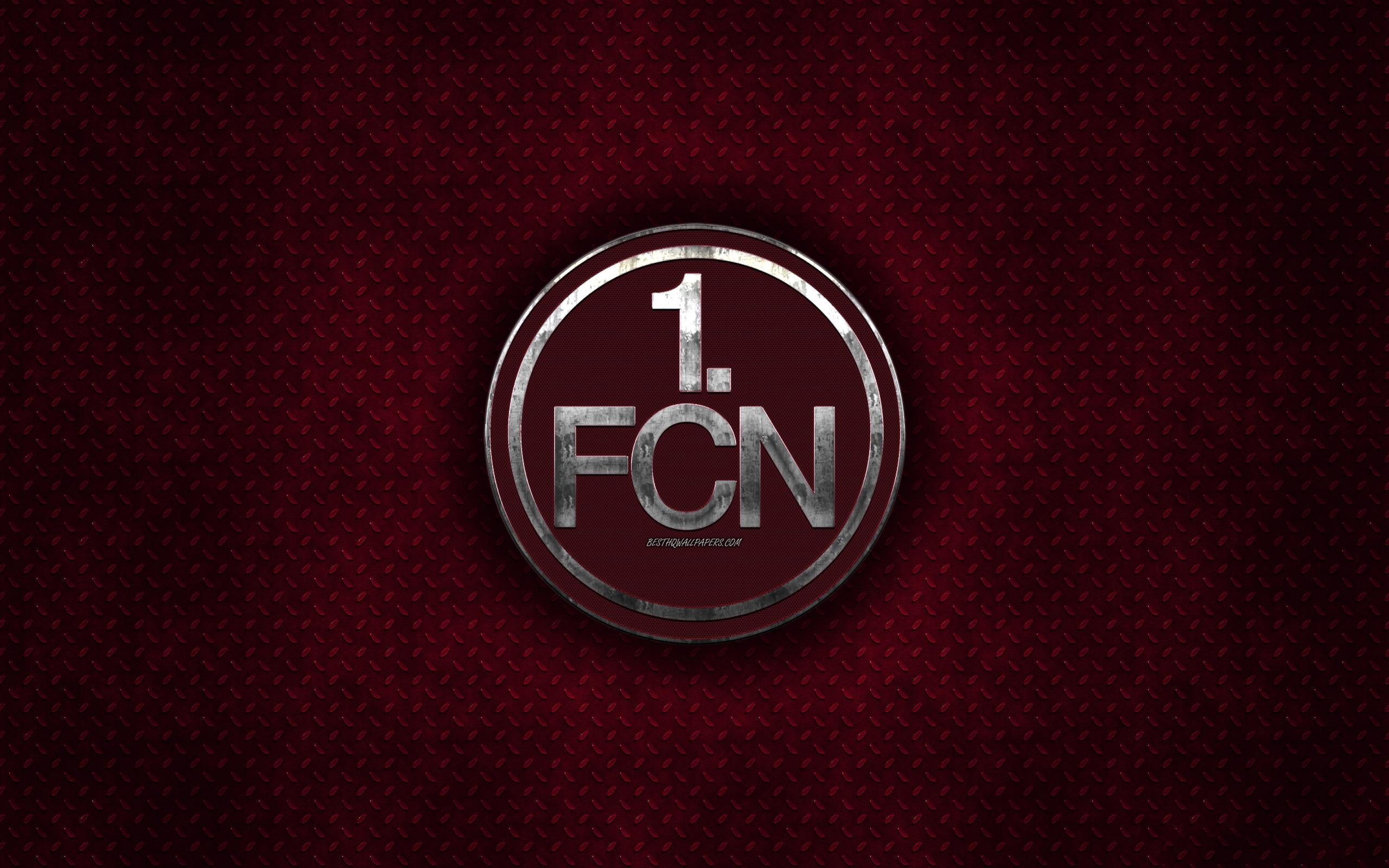 Download wallpaper FC Nurnberg, German football club, burgundy