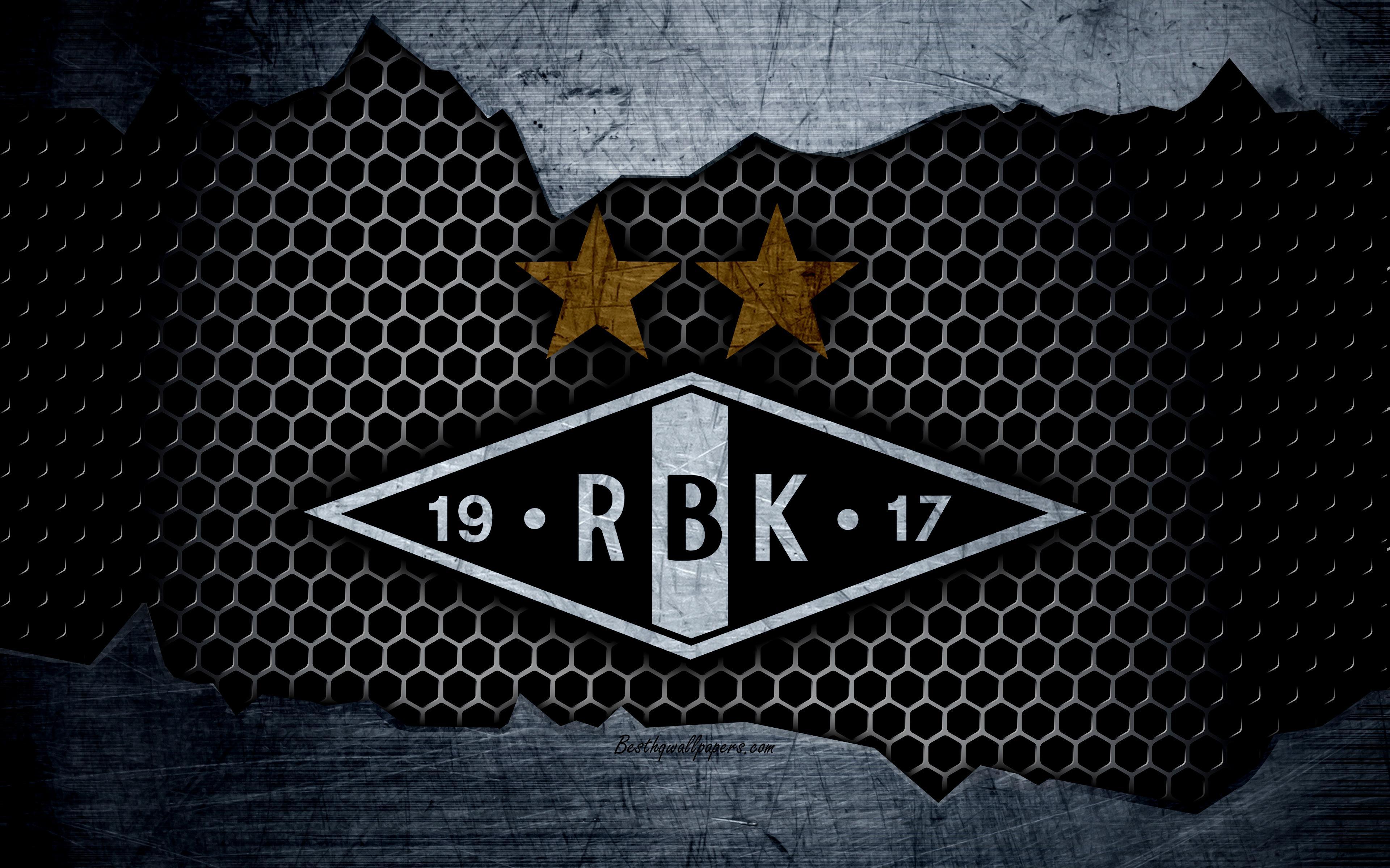Download wallpaper Rosenborg, 4k, logo, Eliteserien, soccer