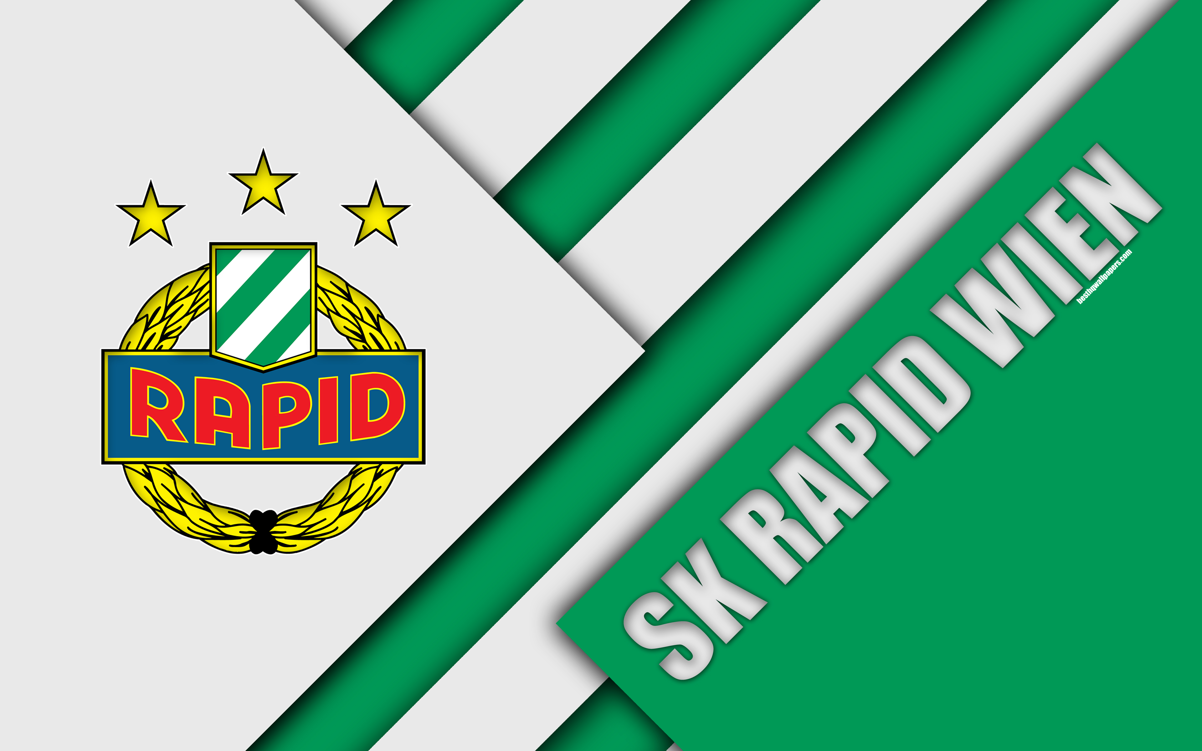Download wallpaper SK Rapid Wien, Austrian football club, 4k