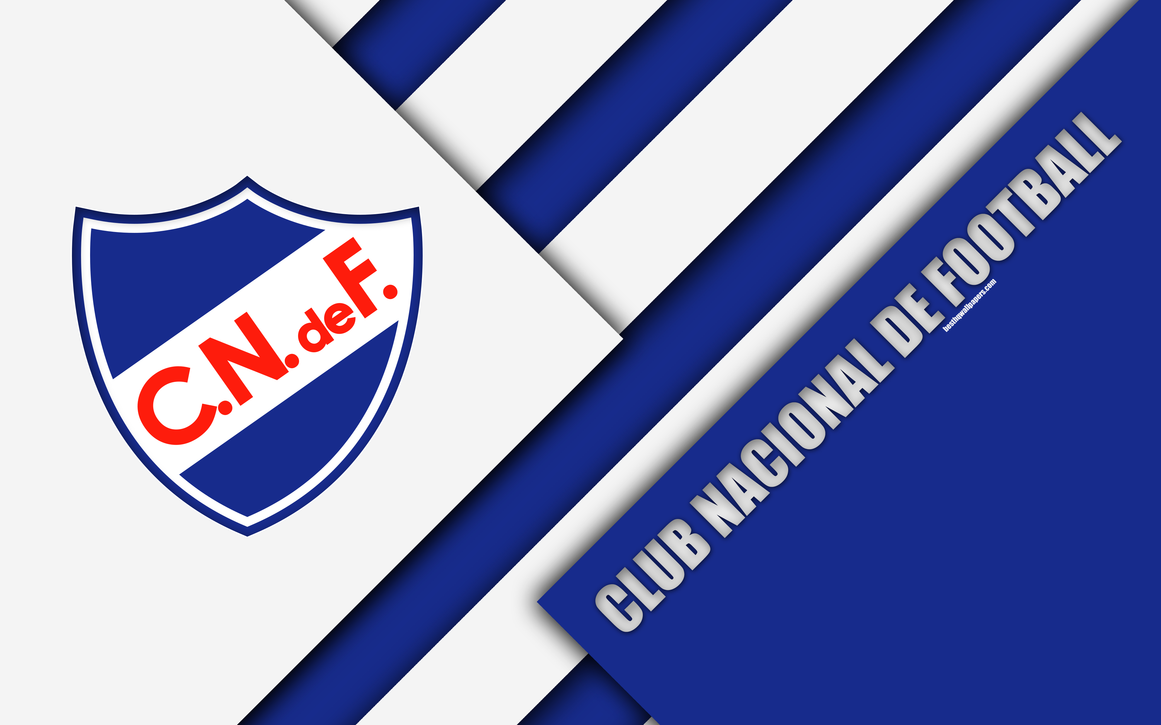 Download wallpaper Club Nacional de Football, 4k, Uruguayan