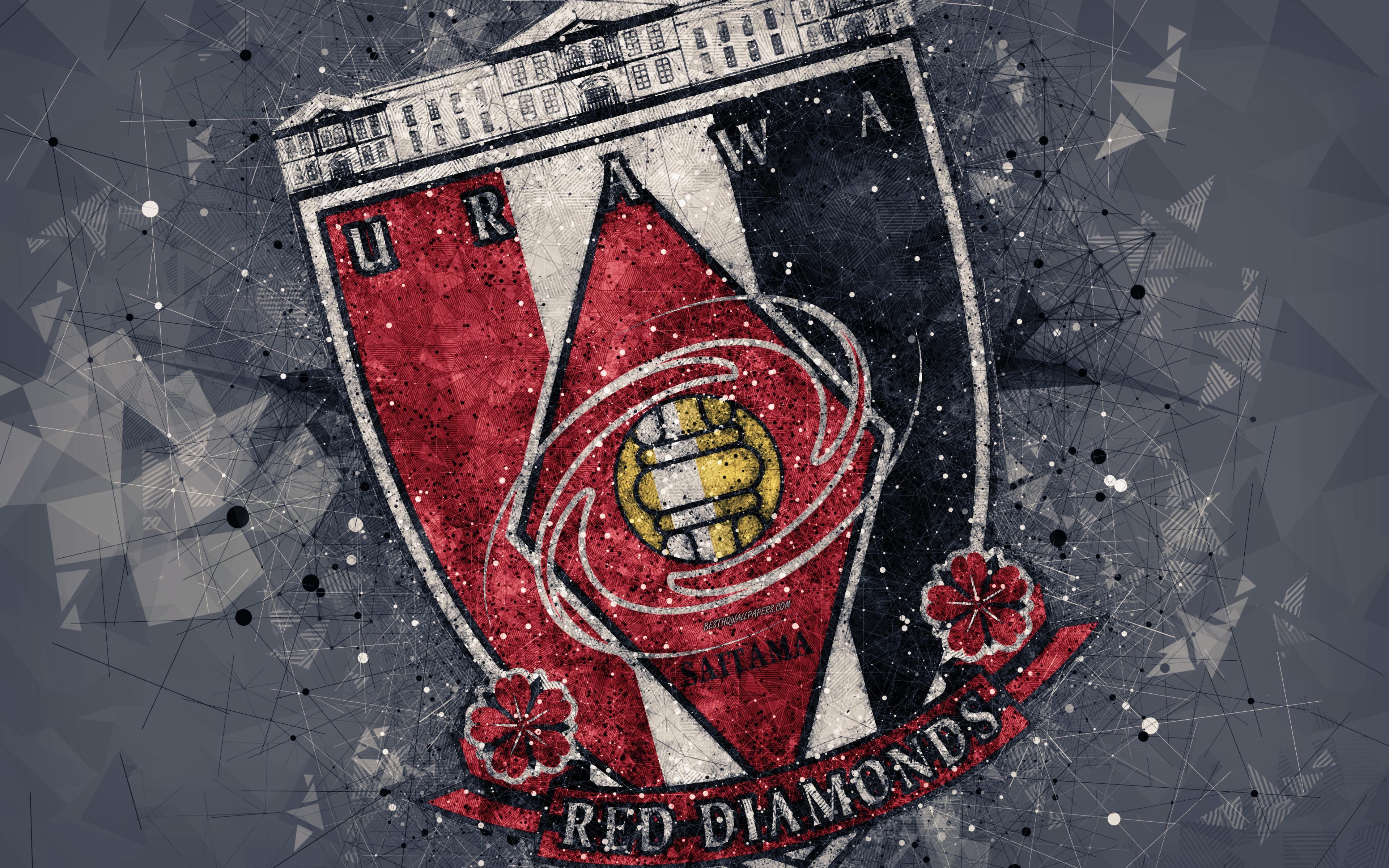 Download wallpaper Urawa Red Diamonds, 4k, Japanese football club