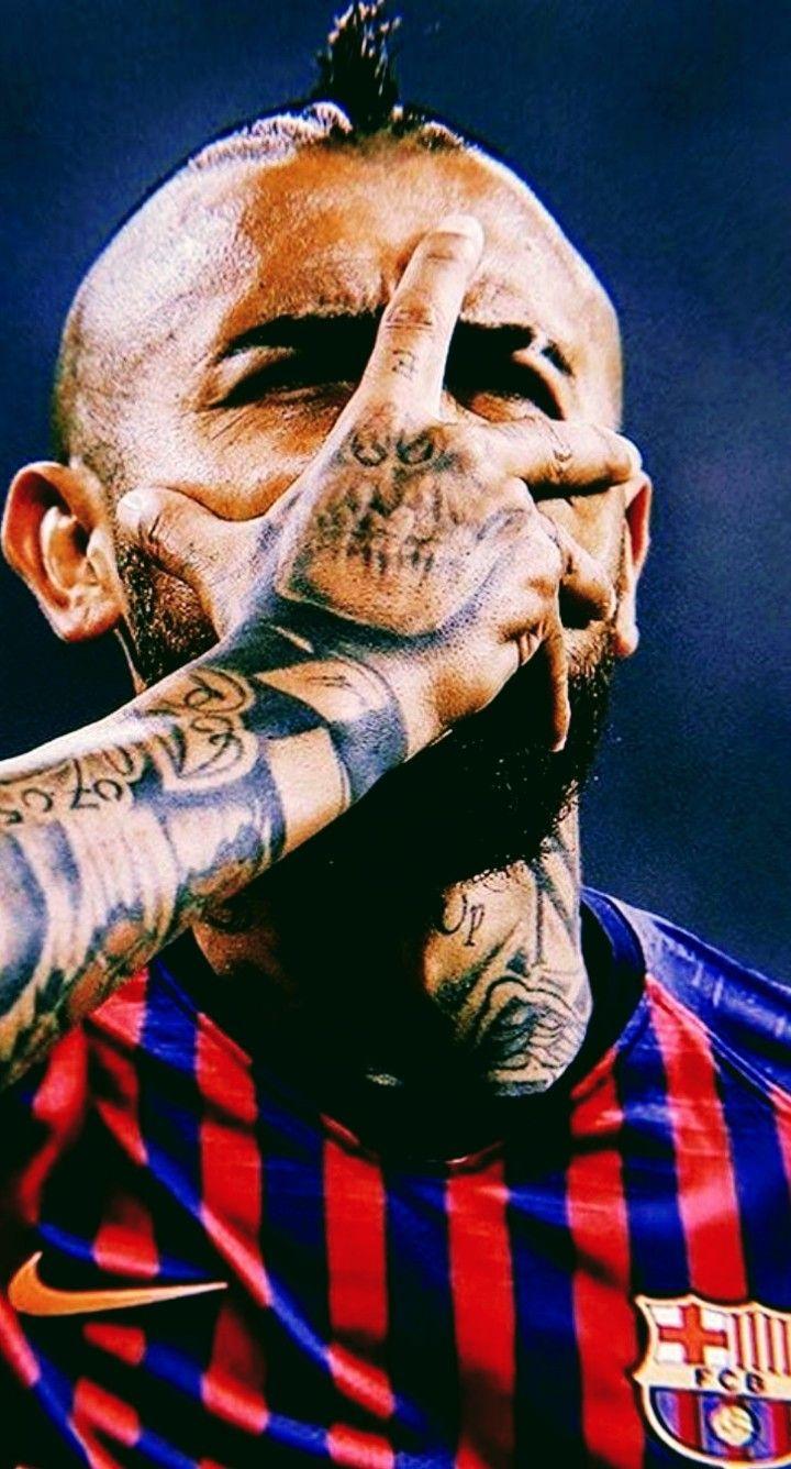 El rey Arturo Vidal médicampiste del FC Barcelona #barca #vidal #rey