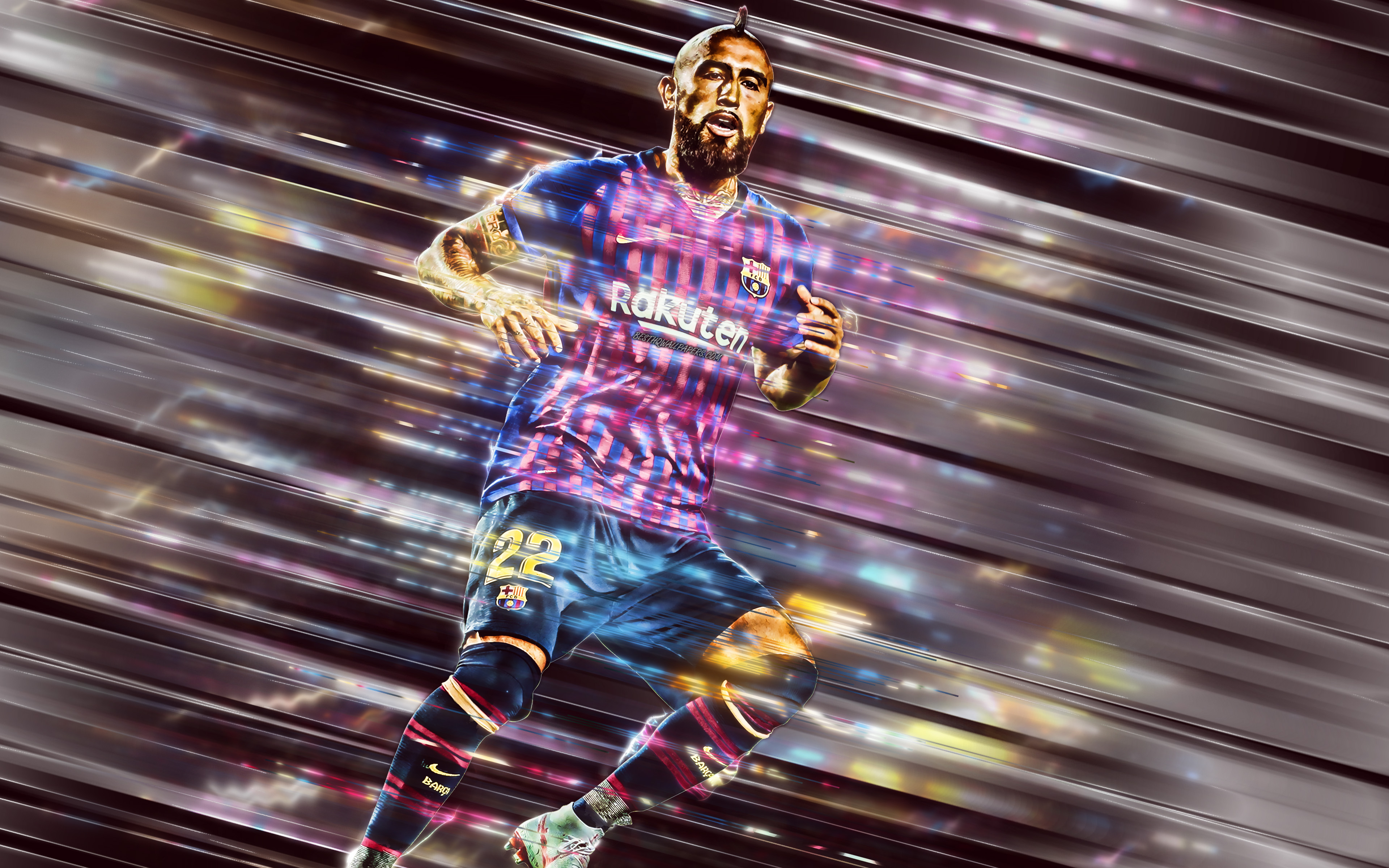 Arturo Vidal 4k Ultra HD Wallpaper. Background Imagex2400