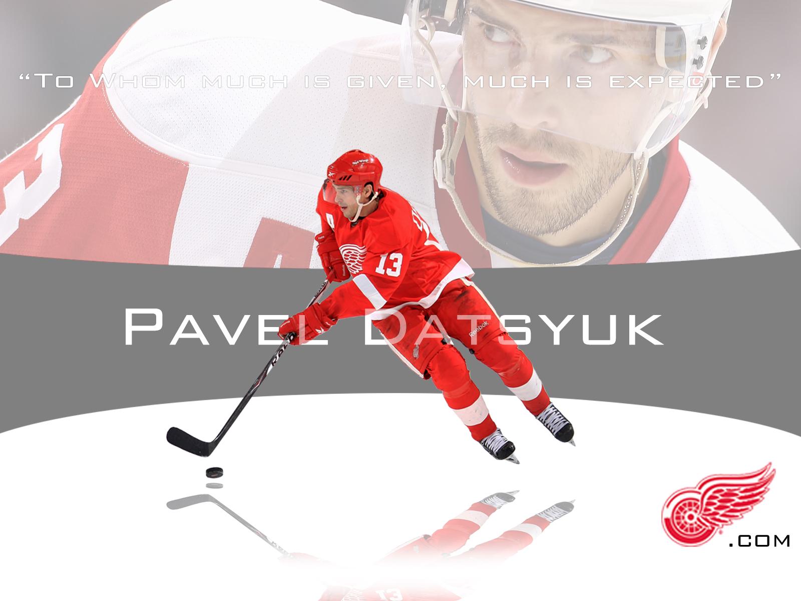 Famous Hockey player of Detroit Pavel Datsyuk wallpaper and image