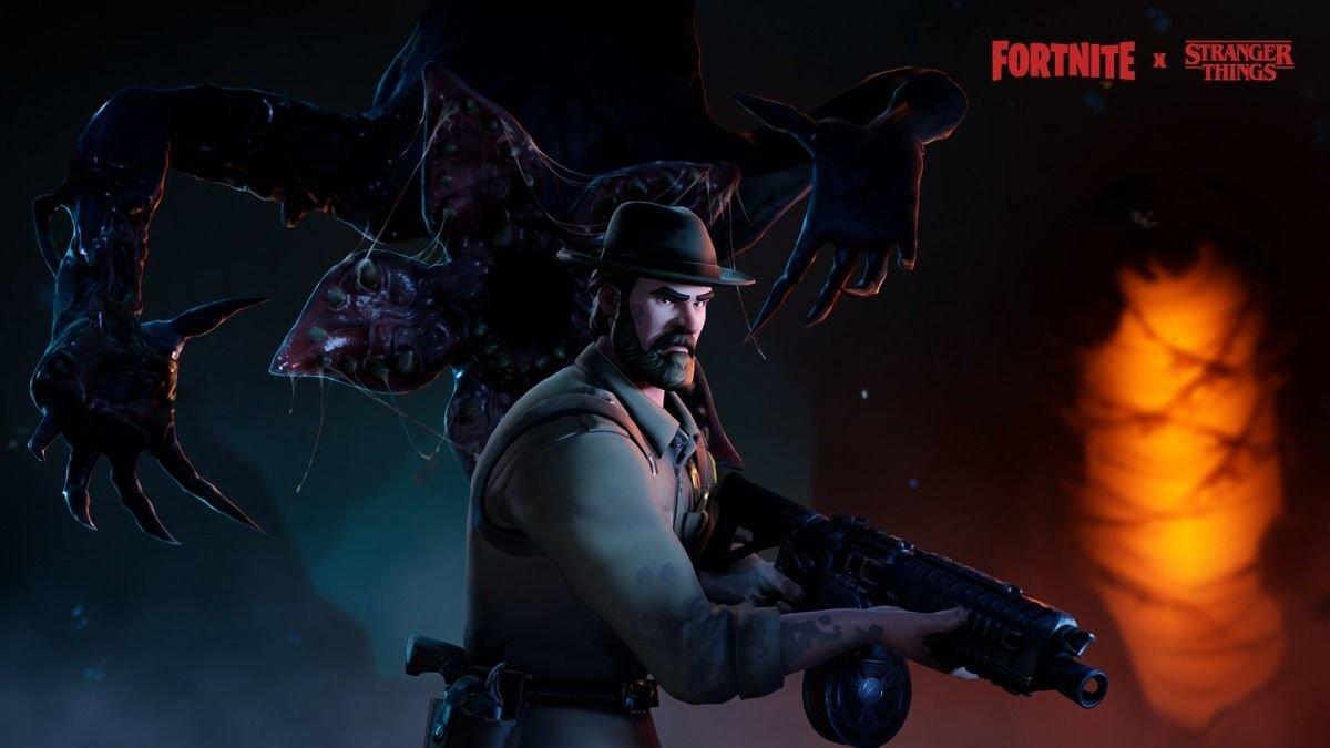 Chief Hopper Fortnite wallpaper