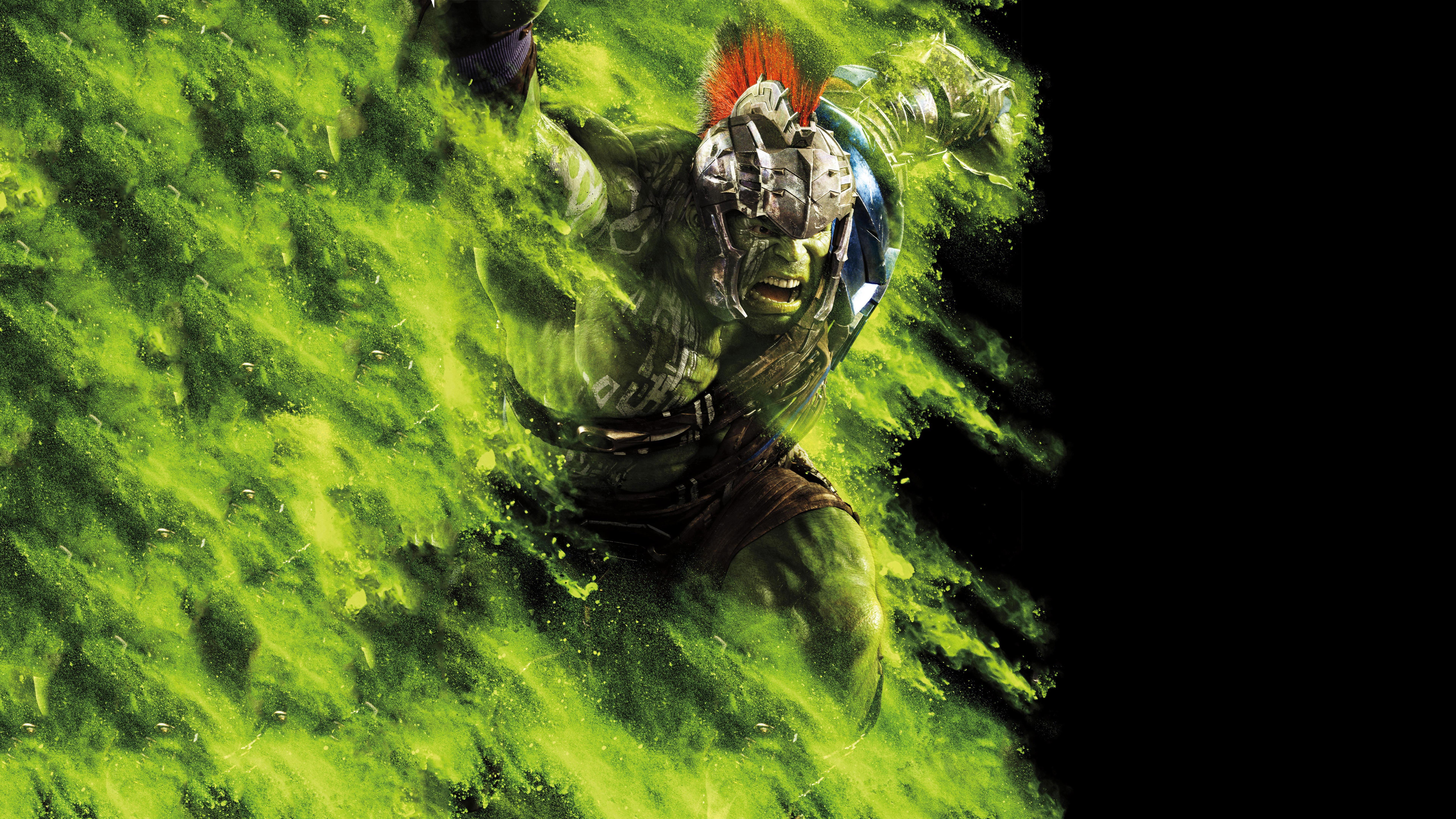 Wallpaper Thor: Ragnarok Hulk hero Warriors Screaming 7680x4320