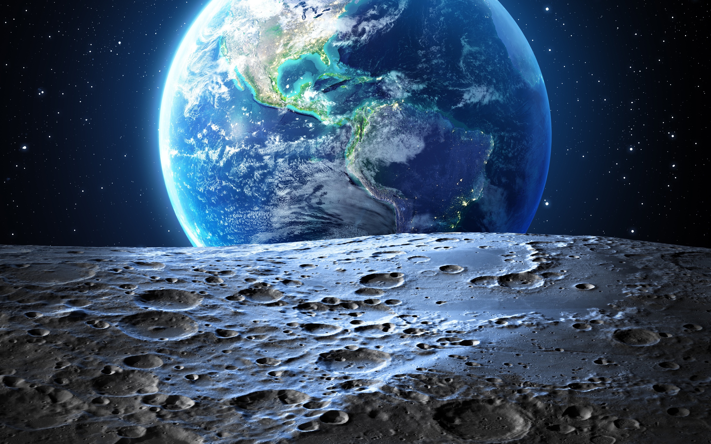 Earth Moon 4k Macbook Pro Retina HD 4k Wallpaper, Image