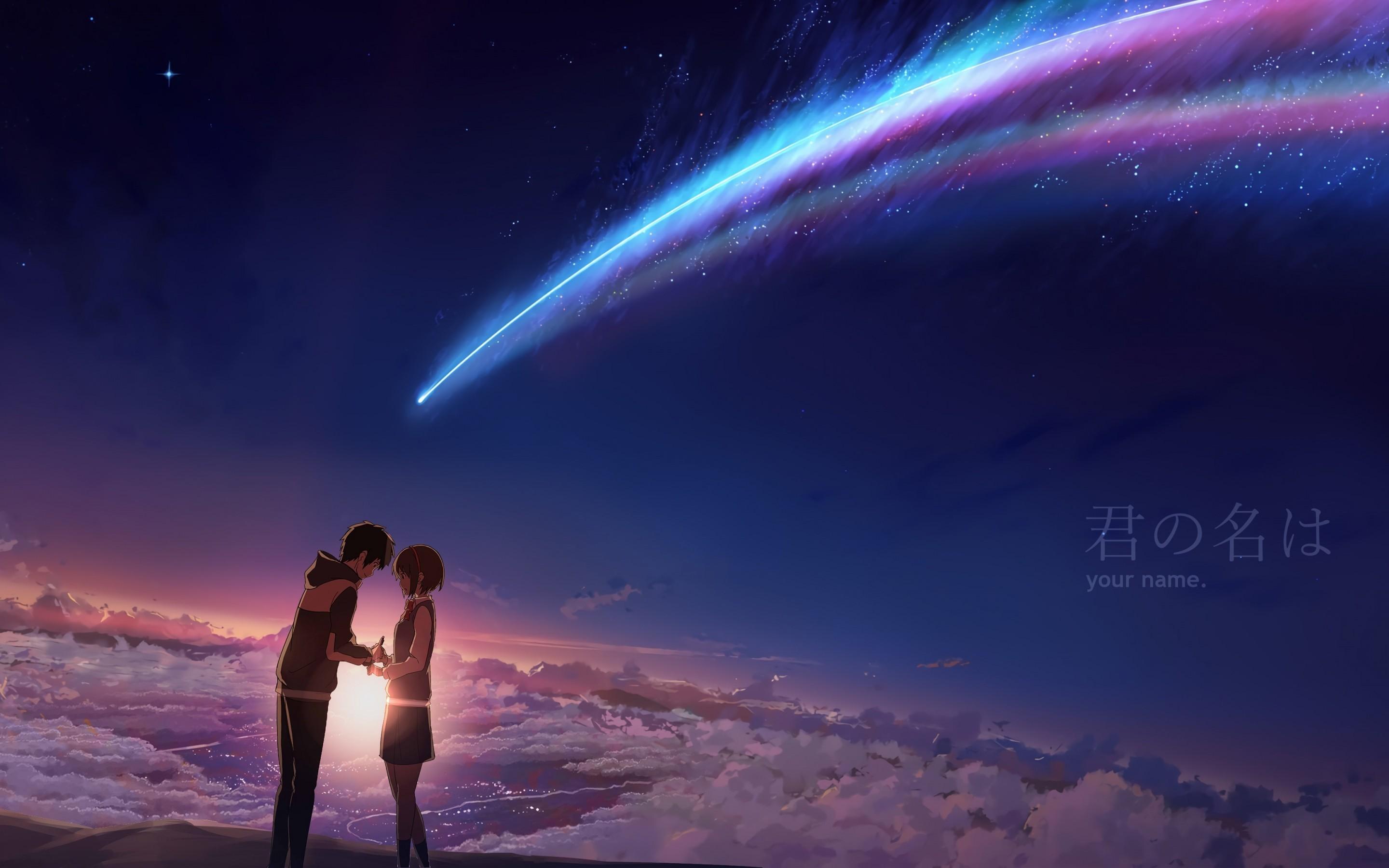 Download 2880x1800 Kimi No Na Wa, Your Name, Mitsuha Miyamizu, Taki