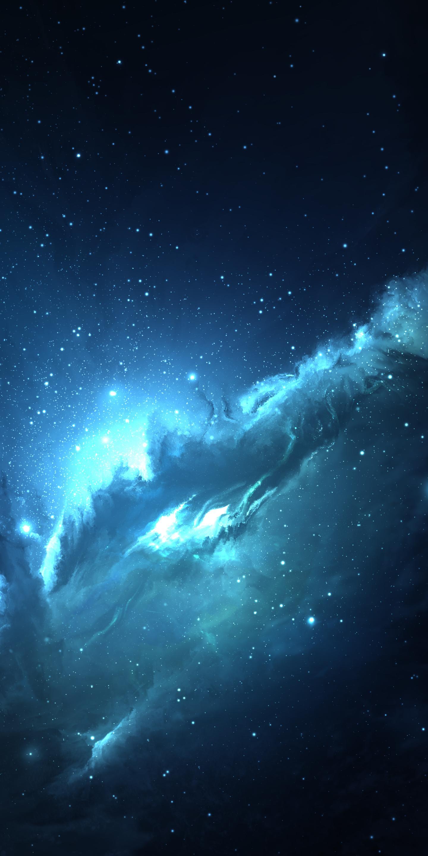 Sci Fi Nebula (1440x2880) Wallpaper