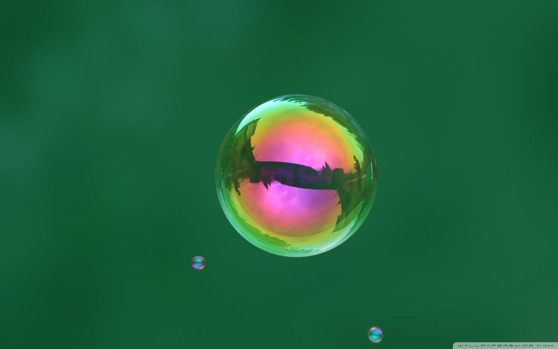 Group of Soap Bubbles Wallpaper 1152X720